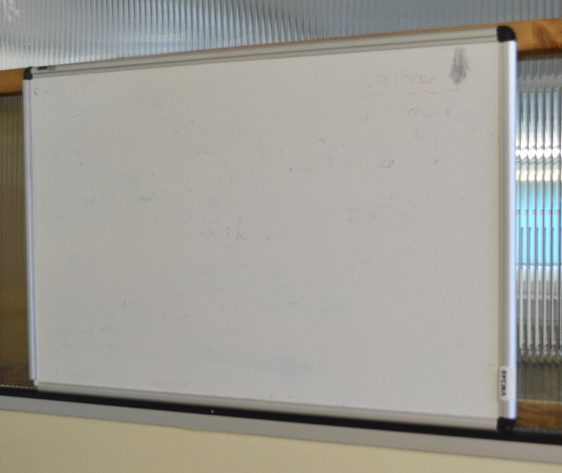 2 x Wall Mounted Whiteboards - Ref: VM349 - CL409 - Location: Wakefield WF16