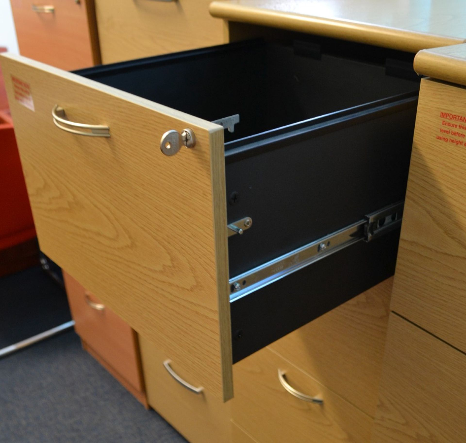 4 x Wooden Filing Cabinets - Ref: VM560 - CL409 - Location: Wakefield WF16 - Image 6 of 6