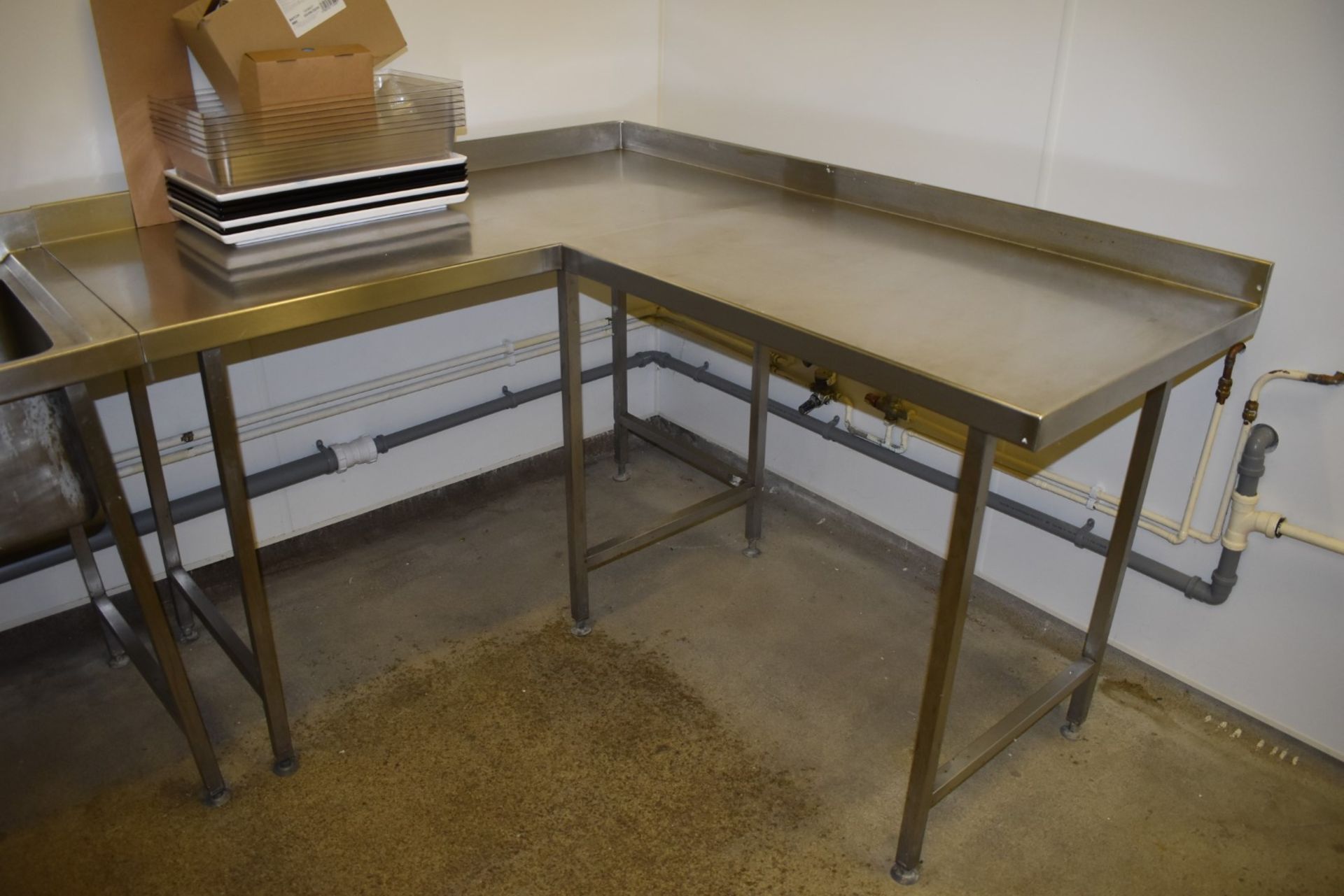 1 x Stainless Steel Wash Station With Two Wash Basins and One EWB Boiling Water Basin - Approx 18 - Image 15 of 15