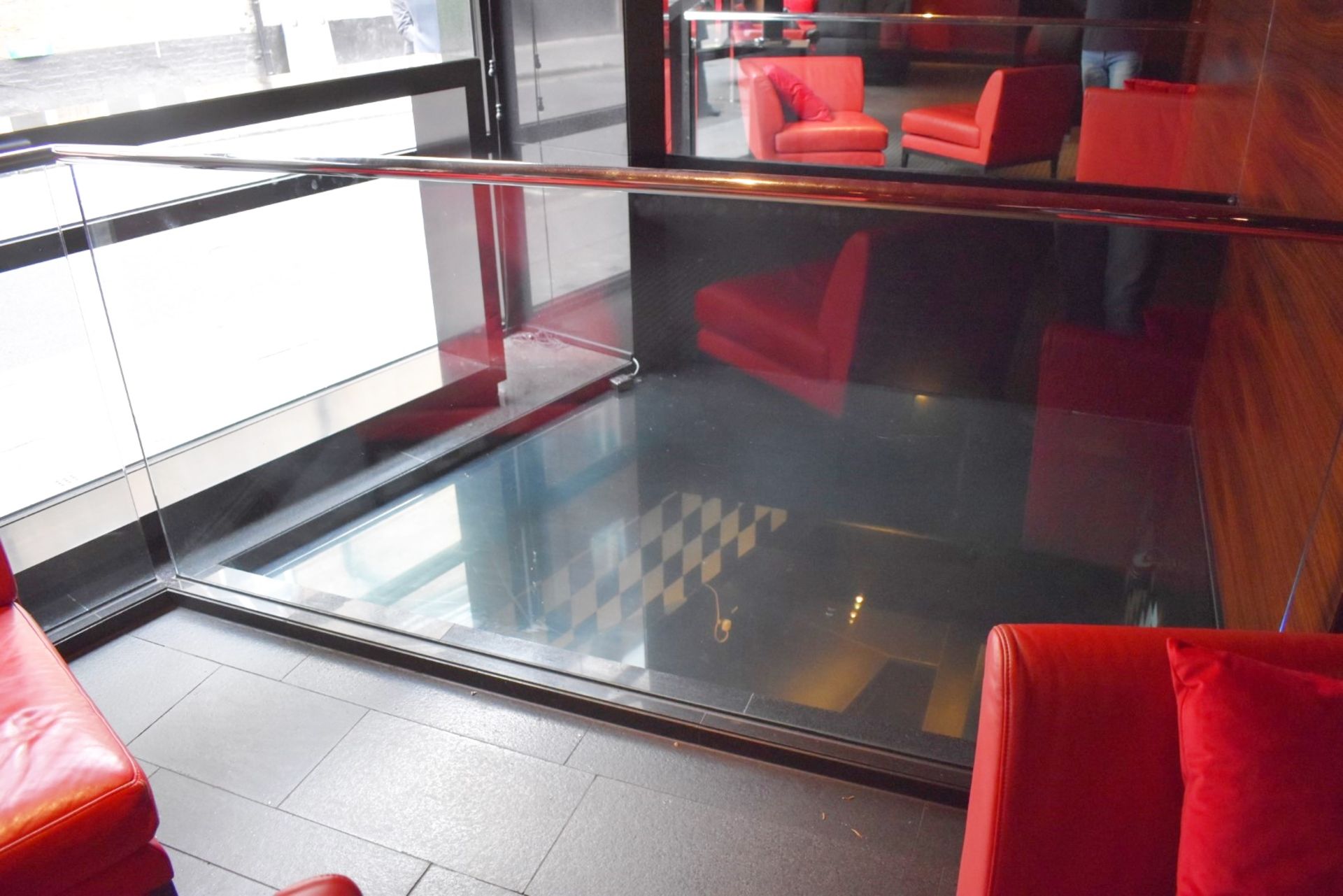 1 x Smoked Glass Floor Panel Insert - Approx Dimensions 180 x 230 x 110 x 204 cms - CL392 - Ref - Image 2 of 2