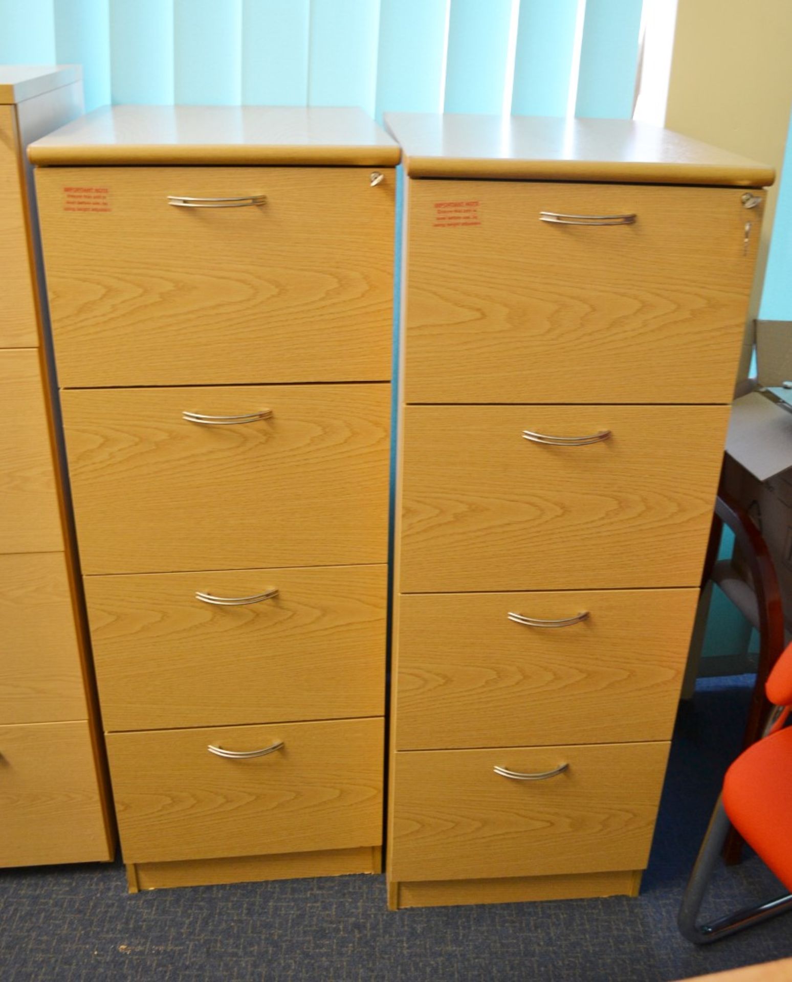 4 x Wooden Filing Cabinets - Ref: VM560 - CL409 - Location: Wakefield WF16 - Image 3 of 6