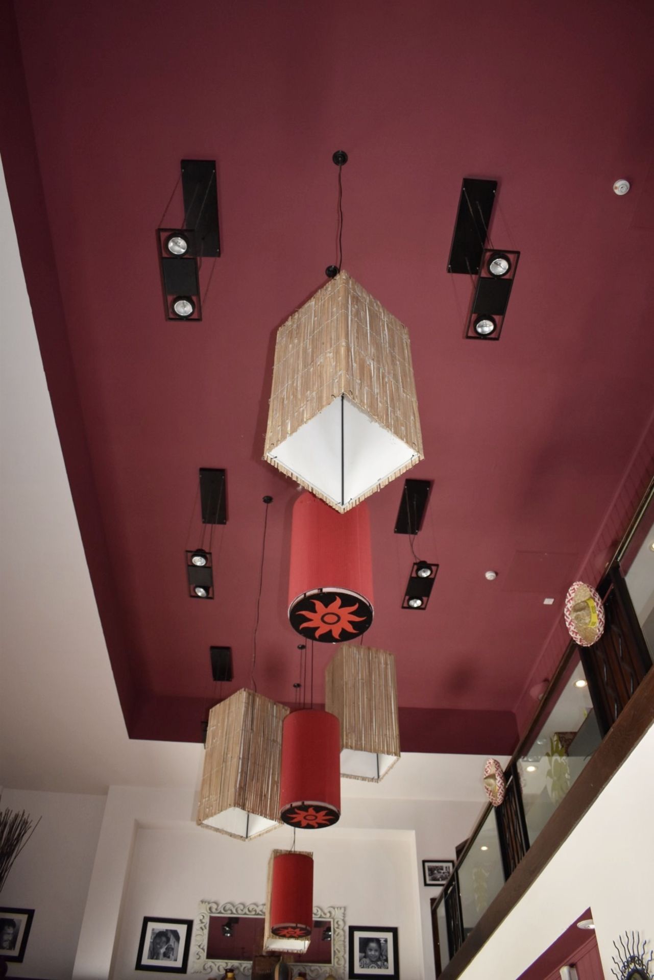 10 x Assorted Pendant Lights - CL420 GF - From a Popular Mexican Themed Restaurant