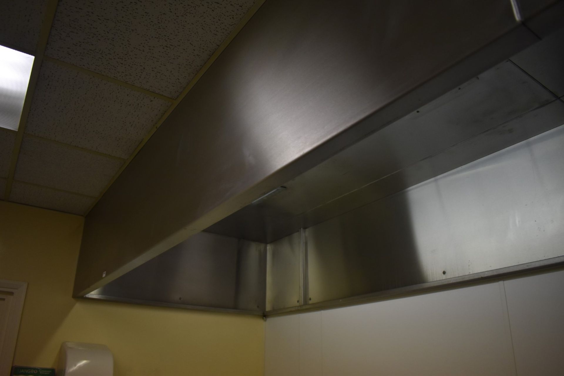 1 x Commerical Kitchen Ceiling Mounted Extractor Hood - Stainless Steel - Breaks into Multiple Parts - Image 8 of 8