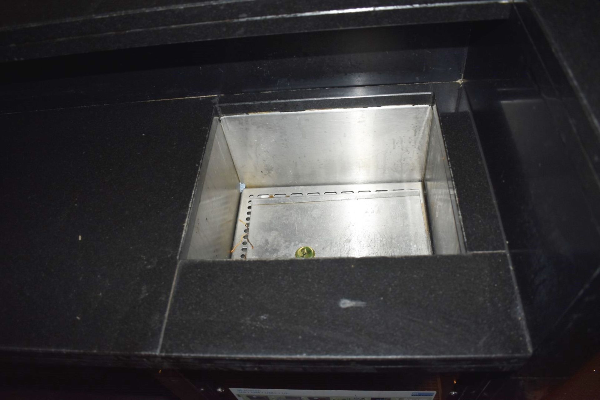 1 x Restaurant Wash Area For Pots and Glasses - Features Stone Prep SurfaceTops and Display Bookcase - Image 3 of 10