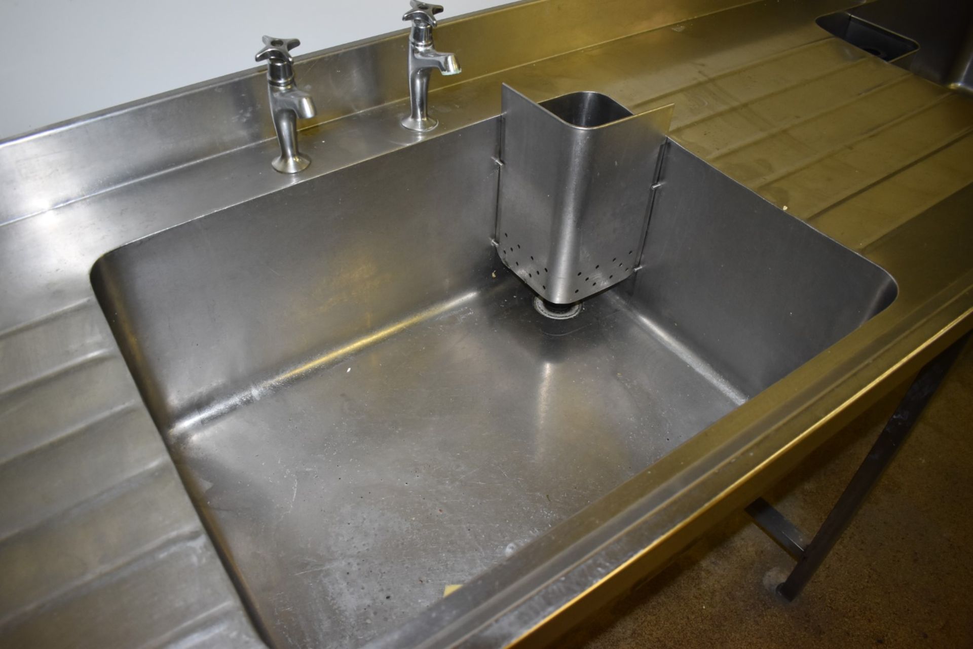 1 x Stainless Steel Wash Station With Two Wash Basins and One EWB Boiling Water Basin - Approx 18 - Image 11 of 15