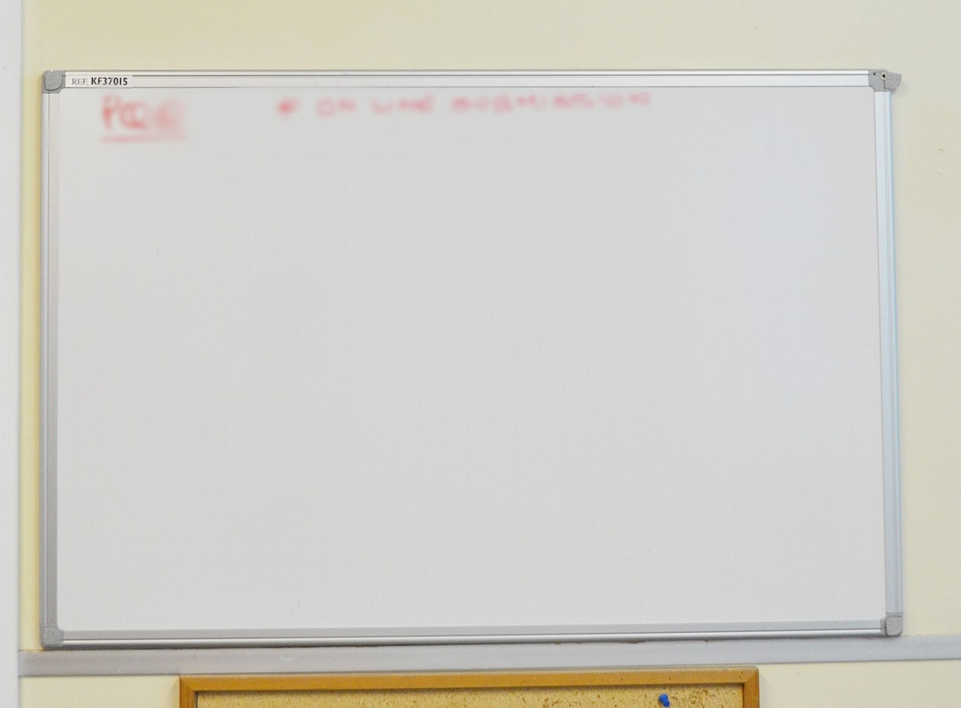 2 x Wall Mounted Office Whiteboards - VM340 - CL409 - Location: Wakefield WF16 - Image 2 of 2