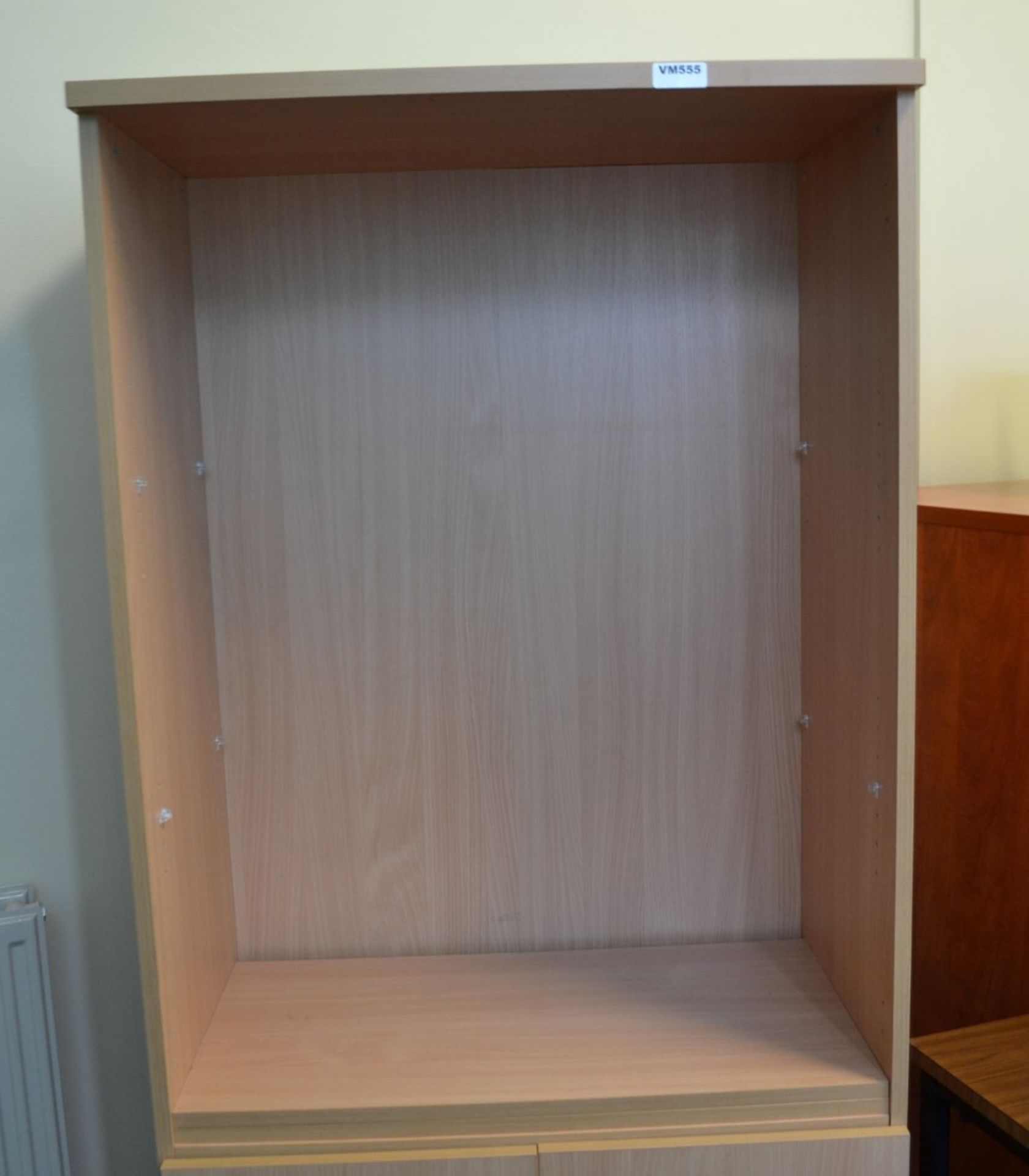 1 x Bookcase Cabinet Finished In Beech - Ref: VM555/A16 B1 - CL409 - Location: Wakefield WF16 A16 - Image 3 of 5