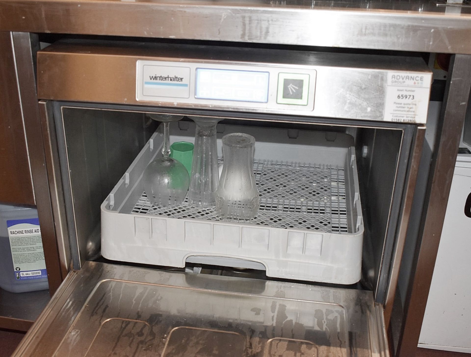 1 x Winterhalter UC-M Commercial Backbar Glass Washer With Stainless Steel Finish - 240v Single - Image 4 of 4