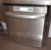 1 x Winterhalter UC-M Commercial Backbar Glass Washer With Stainless Steel Finish - 240v Single