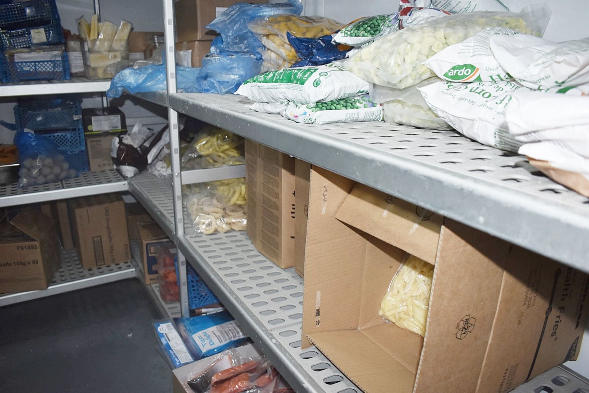 1 x Lot of Freezer Room Shelving With U Shaped Configuration - H172 x W180 x D276 cms - Ref - Image 2 of 3