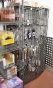 1 x Wines / Spirits Lockable Security Cage - H160 x W80 x D40 cms - Ref FE159 - CL499 - Location: