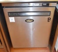 1 x Foster Undercounter Single Door Freezer With Stainless Steel Finish - Model LR150-A - H65 x