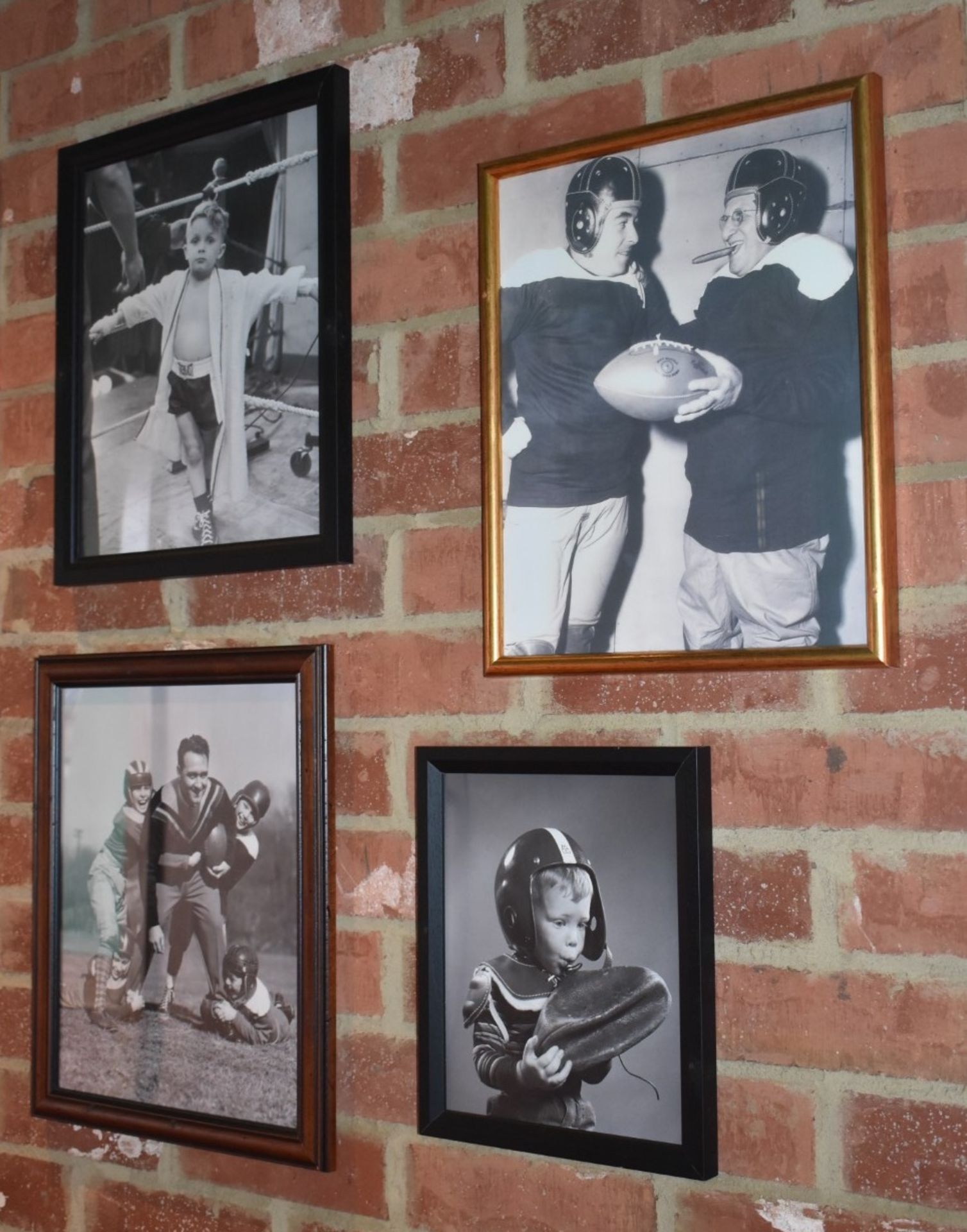 11 x Framed Pictures Depicting Various American Italian Sports Celebrities - Various Sizes - From - Image 3 of 4