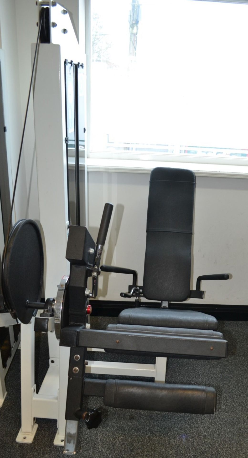 1 x Force Seated Leg Curl Pin Loaded Gym Machine With 100kg Weights - Ref: J2027 - Image 2 of 4