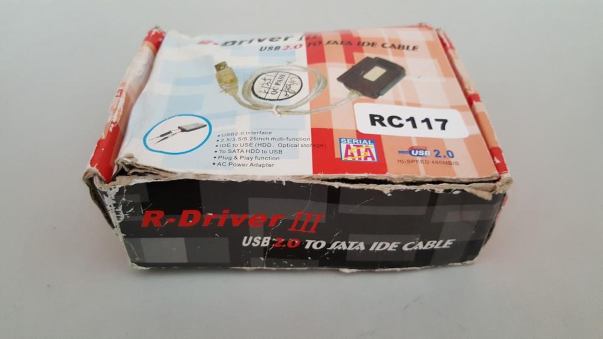 1 x R-Driver III USB 2.0 to SATA IDE Cable - Ref RC117 - CL011 - Location: Altrincham WA14 A - Image 2 of 4