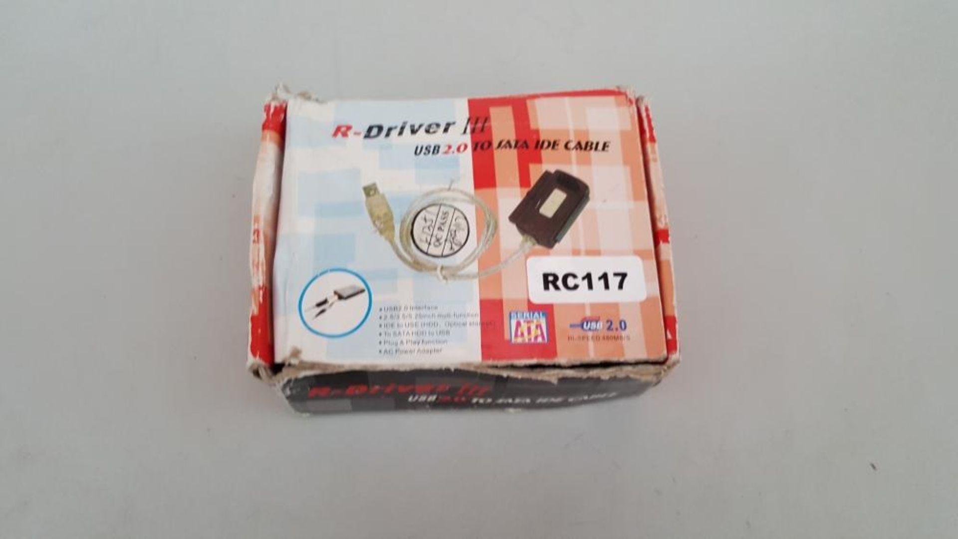 1 x R-Driver III USB 2.0 to SATA IDE Cable - Ref RC117 - CL011 - Location: Altrincham WA14 A