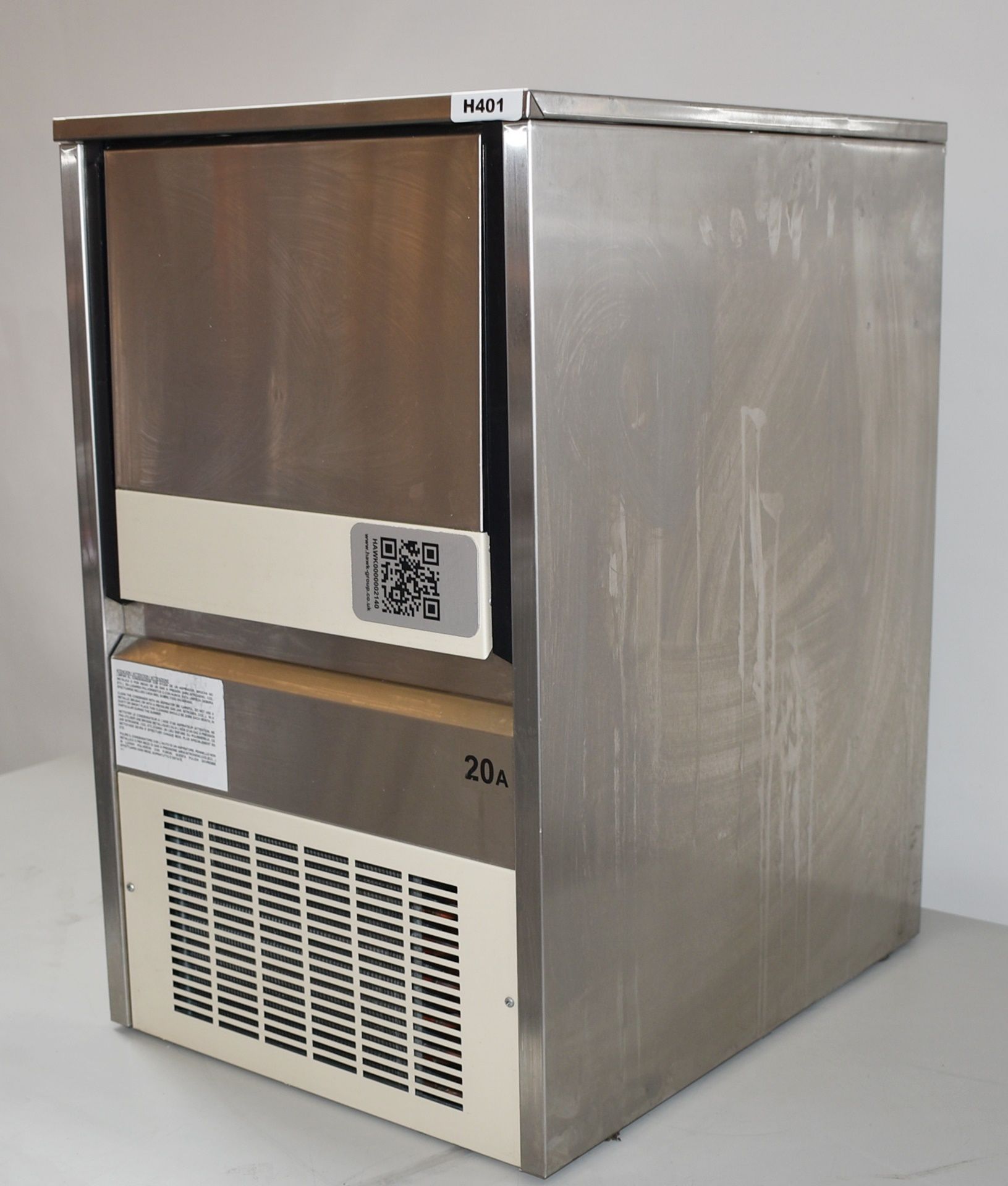 1 x Norpe Counter Top Ice Maker With Stainless Steel Exterior - Model Project Q20A - CL232 - - Image 3 of 6