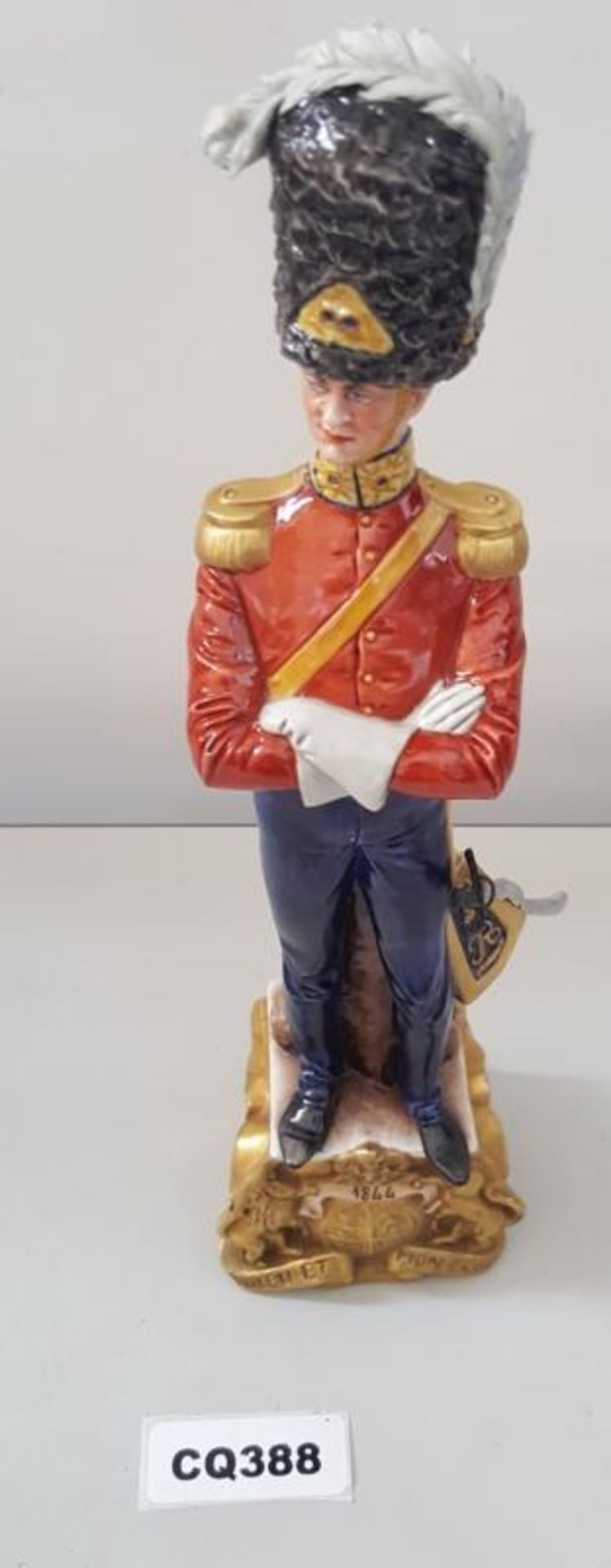 1 x Rare Italian Porcelain Bruno Merli Soldiers Figurines 1844- Ref CQ388 E