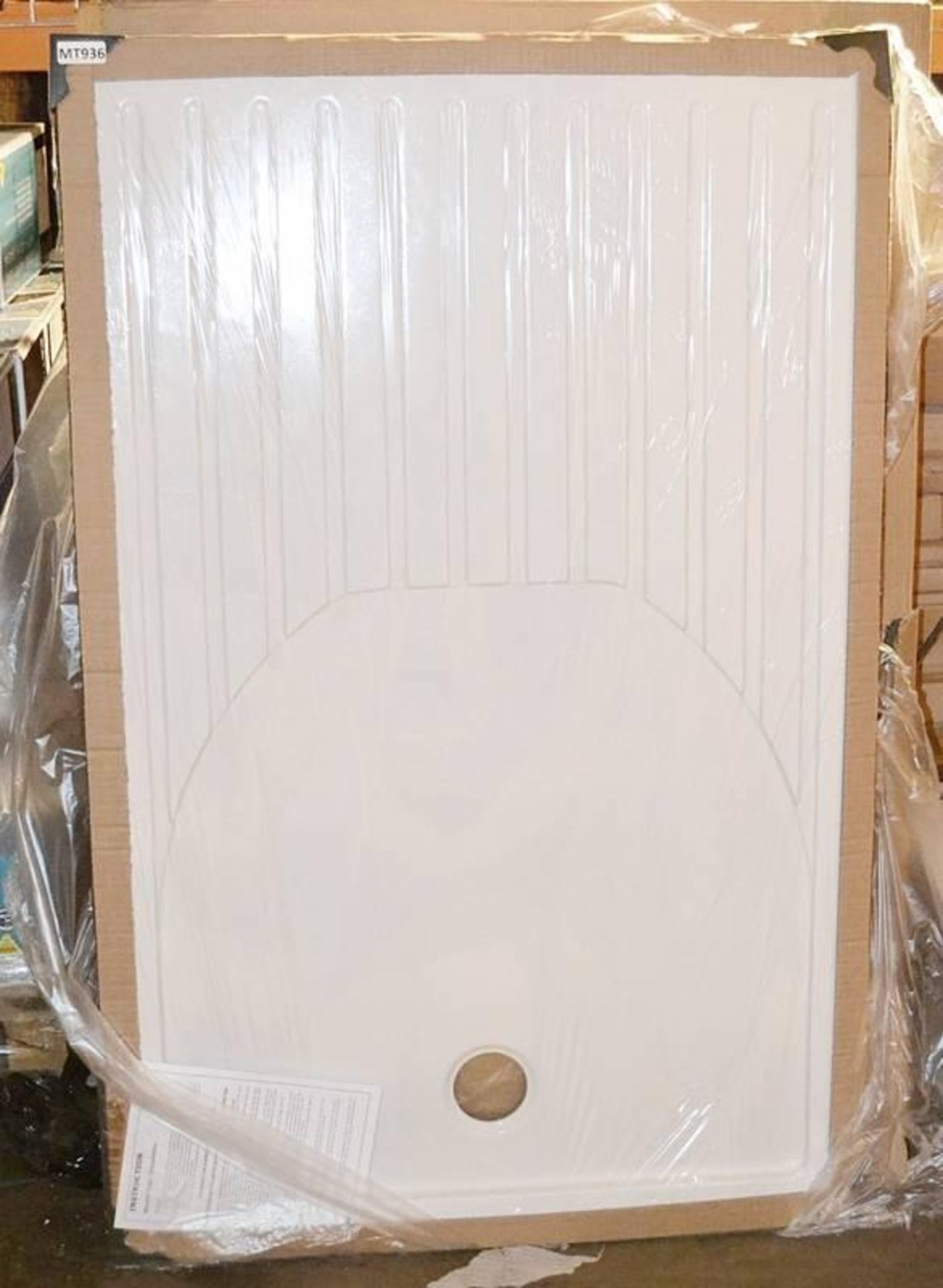 1 x Walk In Rectangular Shower Tray (BSF1490C) - Dimensions: 1400 x 900 x 40cm - New And Boxed Stock