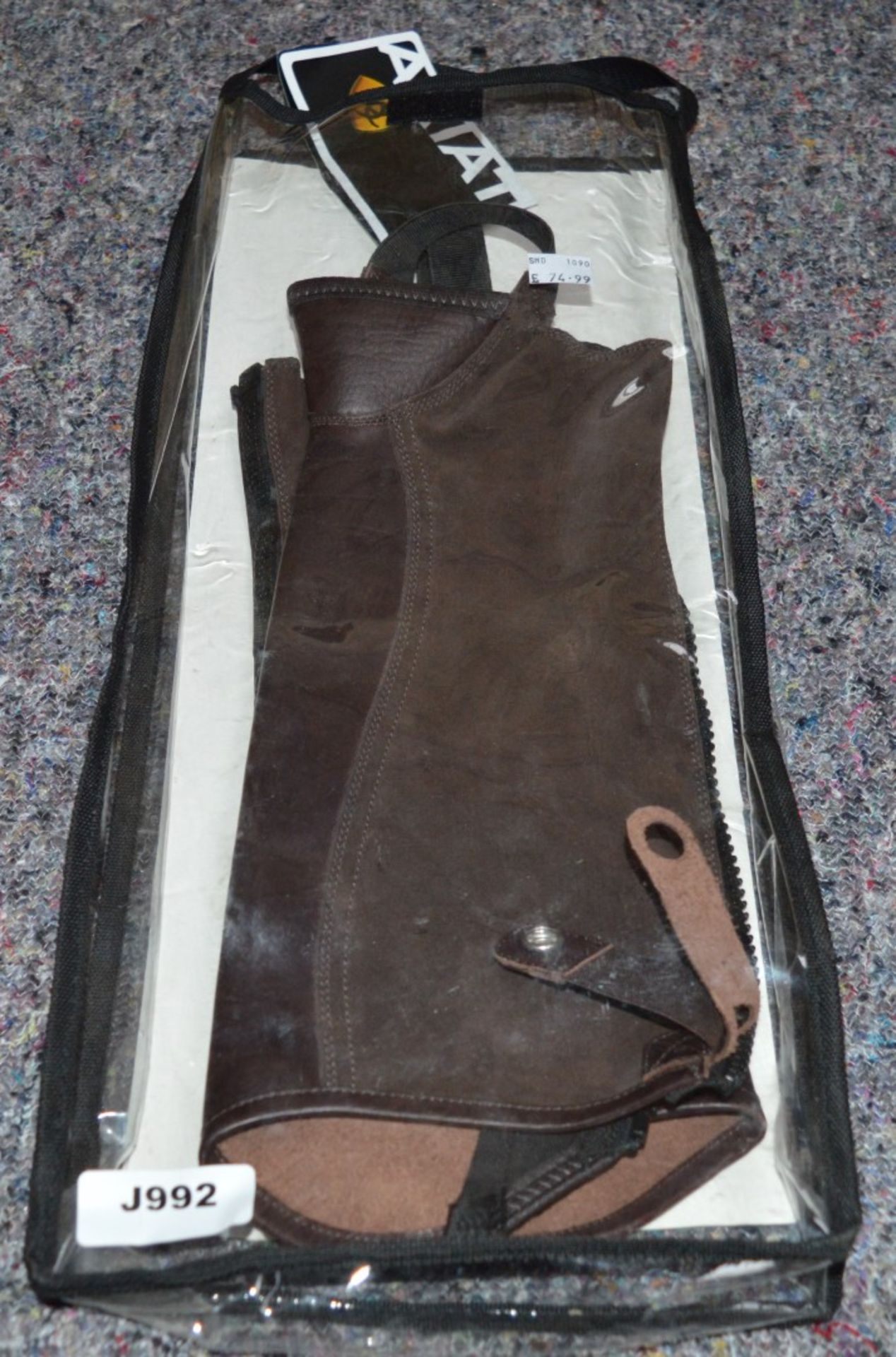 1 x Ariat Junior Concord Chaps - Colour Sienna - Style 10015409 - Height 16 Inch / Calf 12 1/2 - Image 3 of 5
