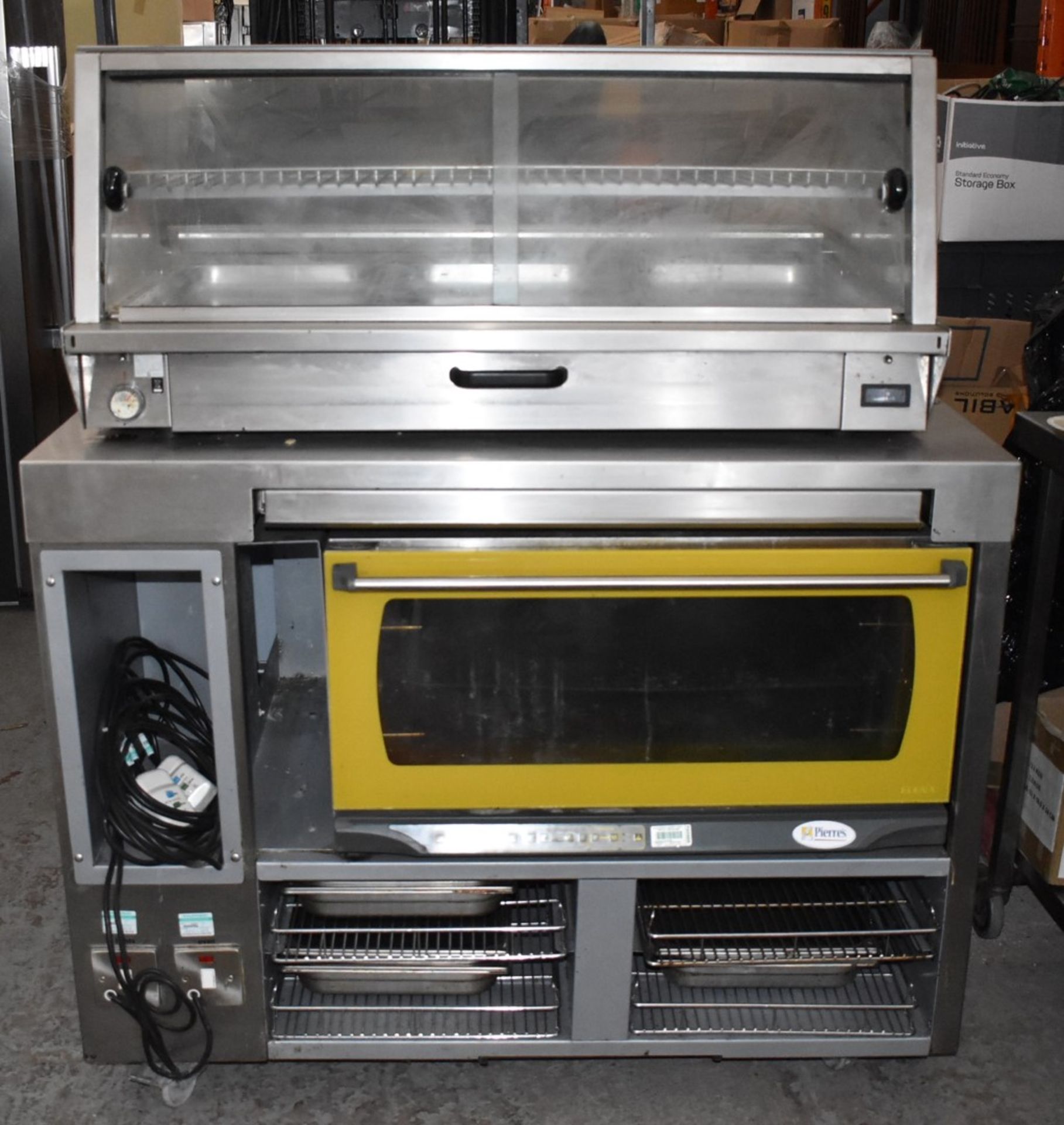 1 x Fri-Jado Mobile Cooking Station For Hot Foods - Includes Mobile Counter, Elena Cooking Oven - Image 5 of 10