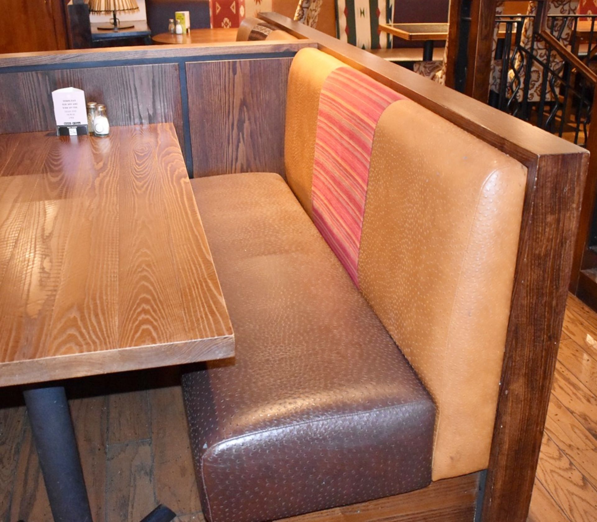 15-Pieces Of Restaurant Booth Seating Of Varying Length - Image 8 of 22