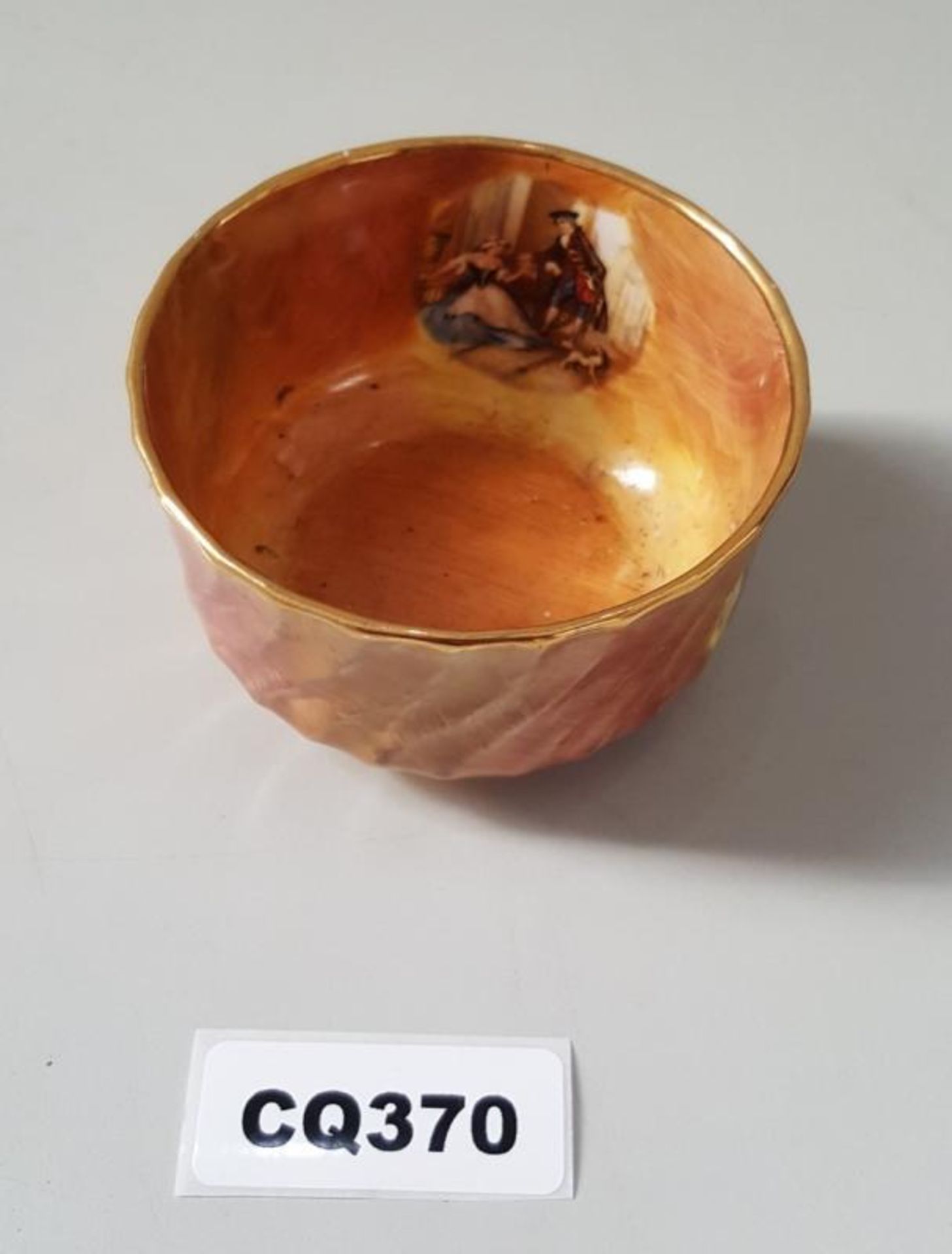 1 x Portmaster Bone China Small Orange Bowl - Ref CQ370 E - Dimensions: D10/H5cm- CL334 - Location: - Image 3 of 3