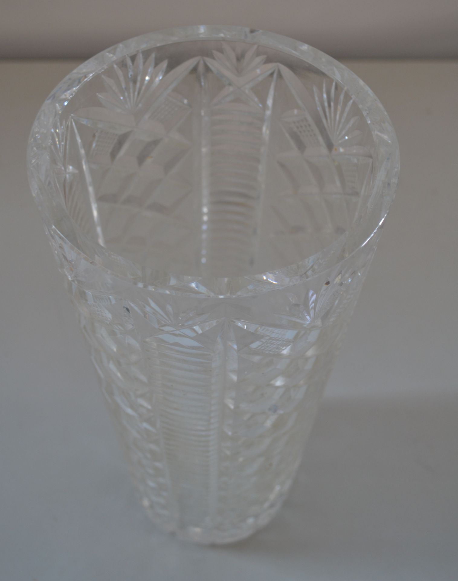 1 x Vintage Glass Vase - Ref J2161 - CL314 - Bild 2 aus 2
