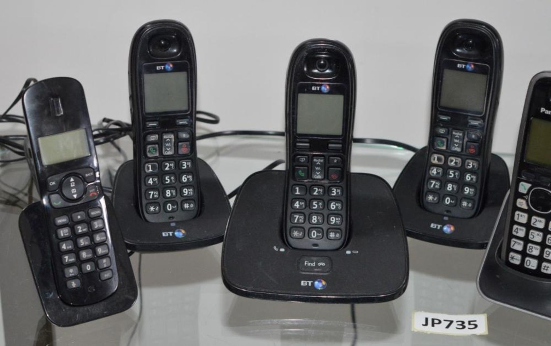 6 x Cordless Phone Handsets - Includes BT, Binatone and Panasonic Models - CL285 - Ref JP735 - Locat - Image 3 of 4