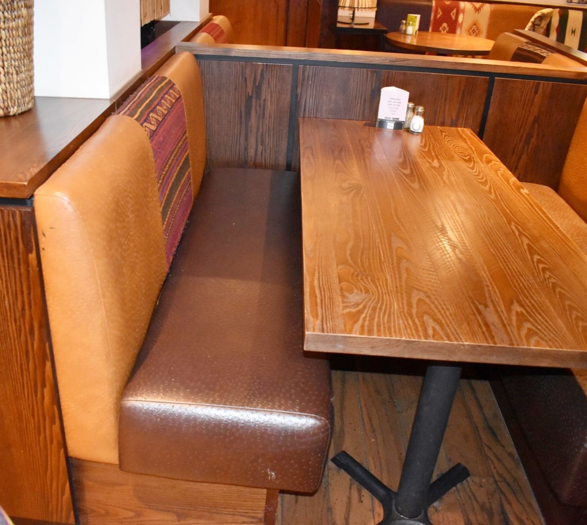 15-Pieces Of Restaurant Booth Seating Of Varying Length - Image 10 of 22