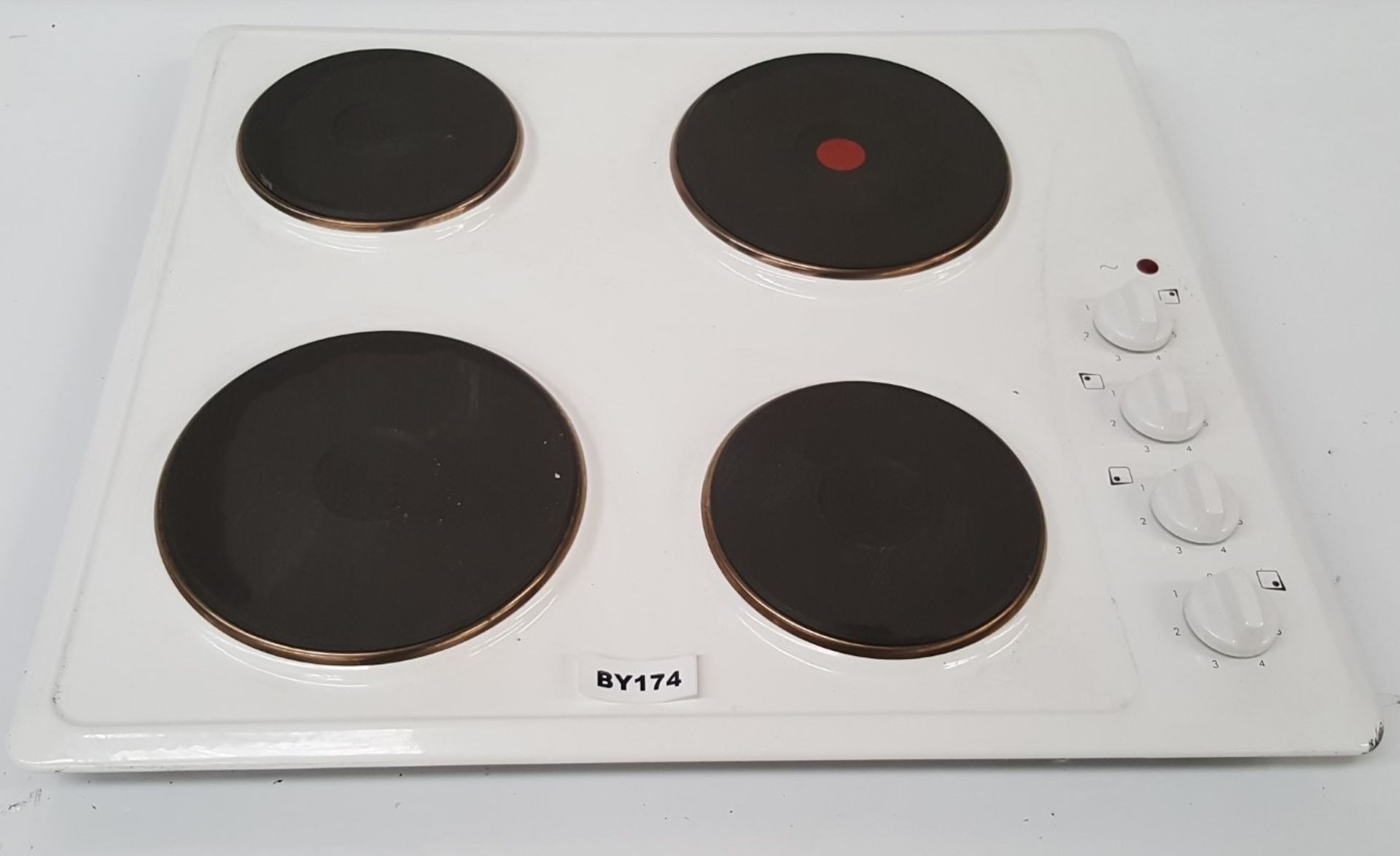 1 x Ignis AKL7000/WH 60 cm Electric Hob White Finish - Ref BY174