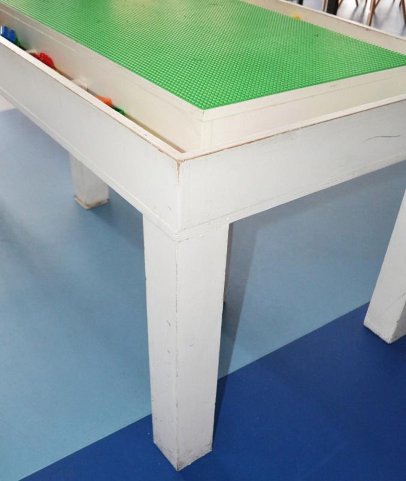 1 x Large Lego Table With Storage Trough - CL425 - Location: Altrincham WA14 - Image 4 of 5