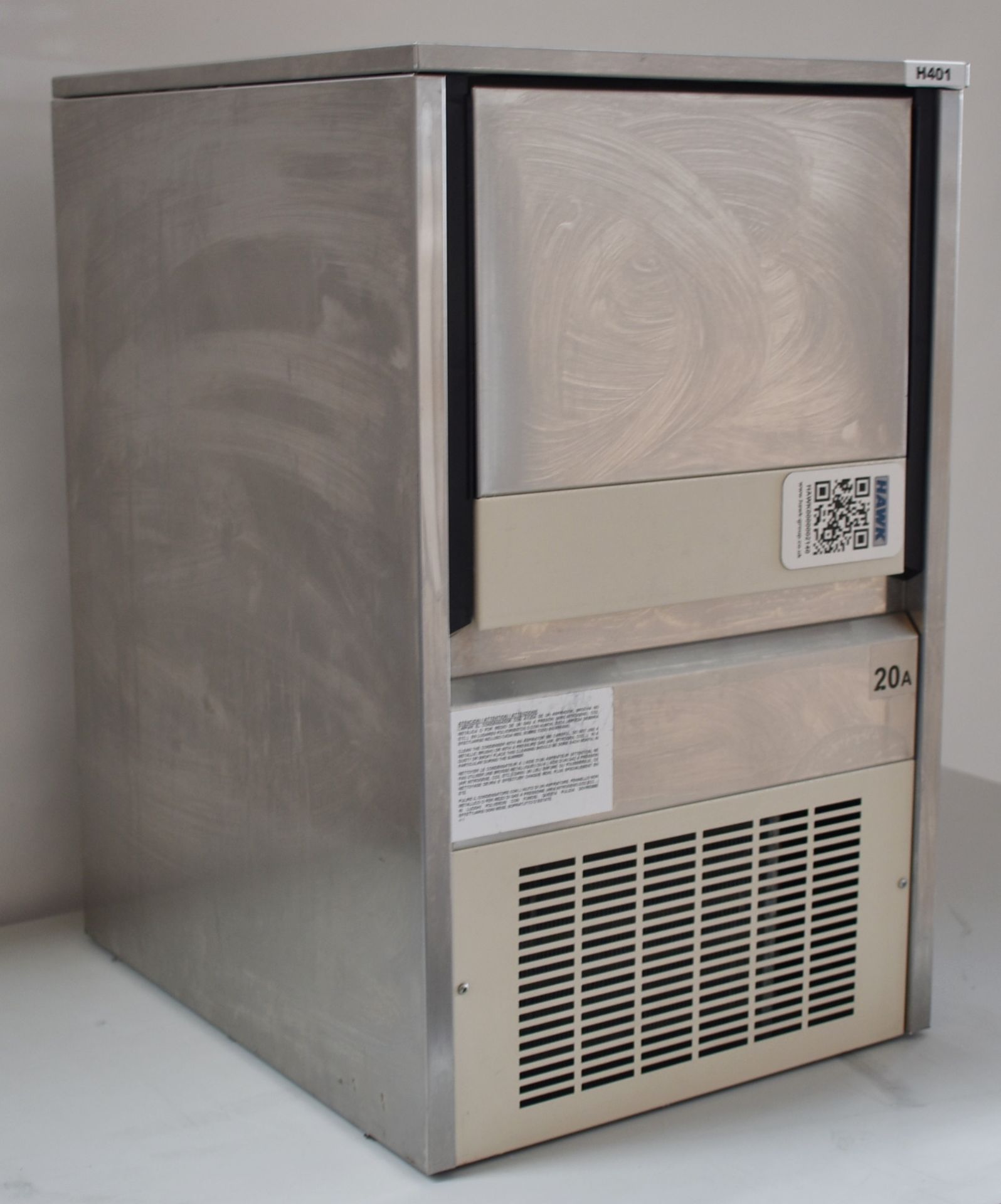 1 x Norpe Counter Top Ice Maker With Stainless Steel Exterior - Model Project Q20A - CL232 - - Image 2 of 6