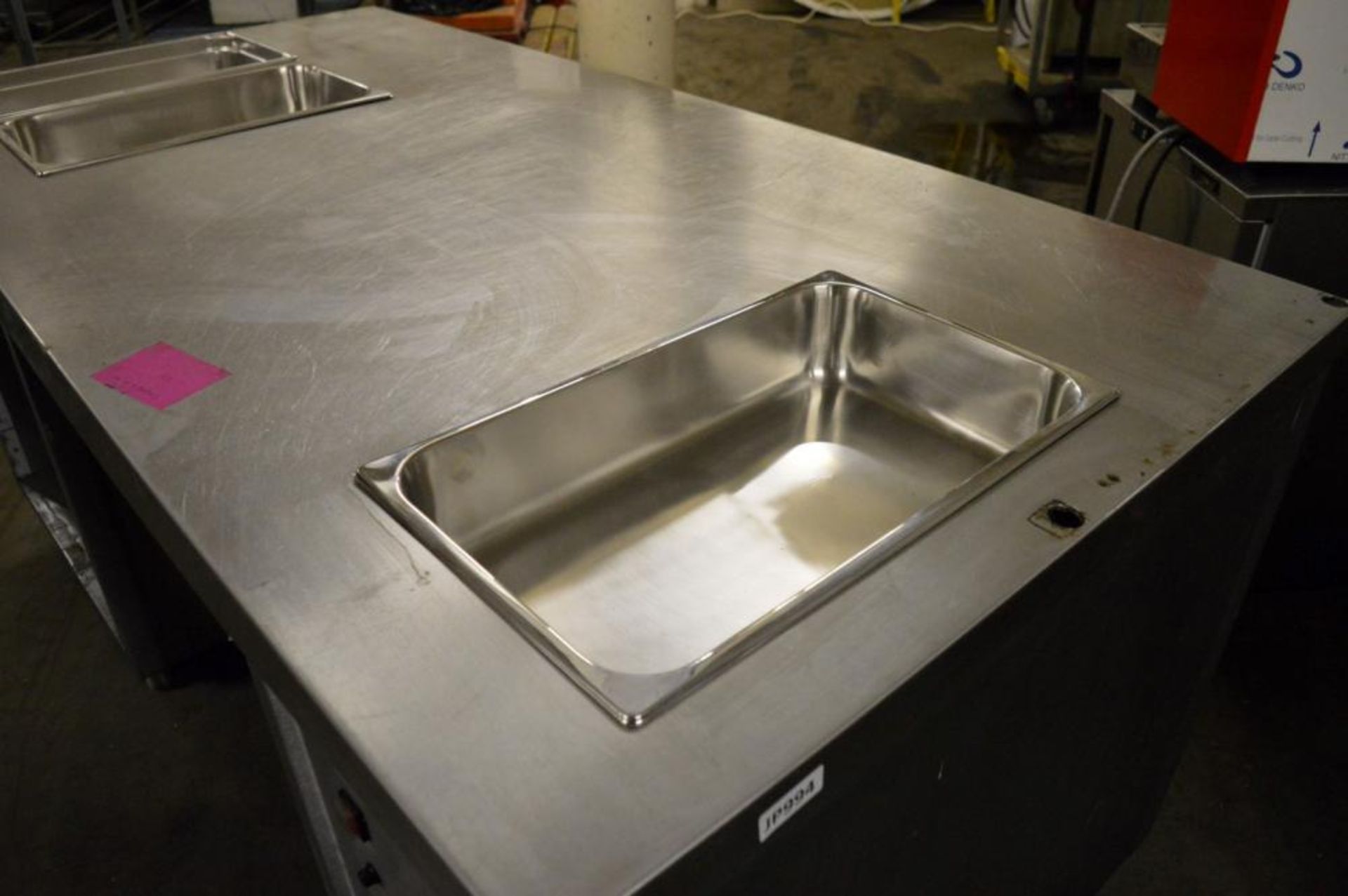 1 x Large Caterform Preparation Island on Castors With Integrated Baine Maries and Warming - Image 10 of 10