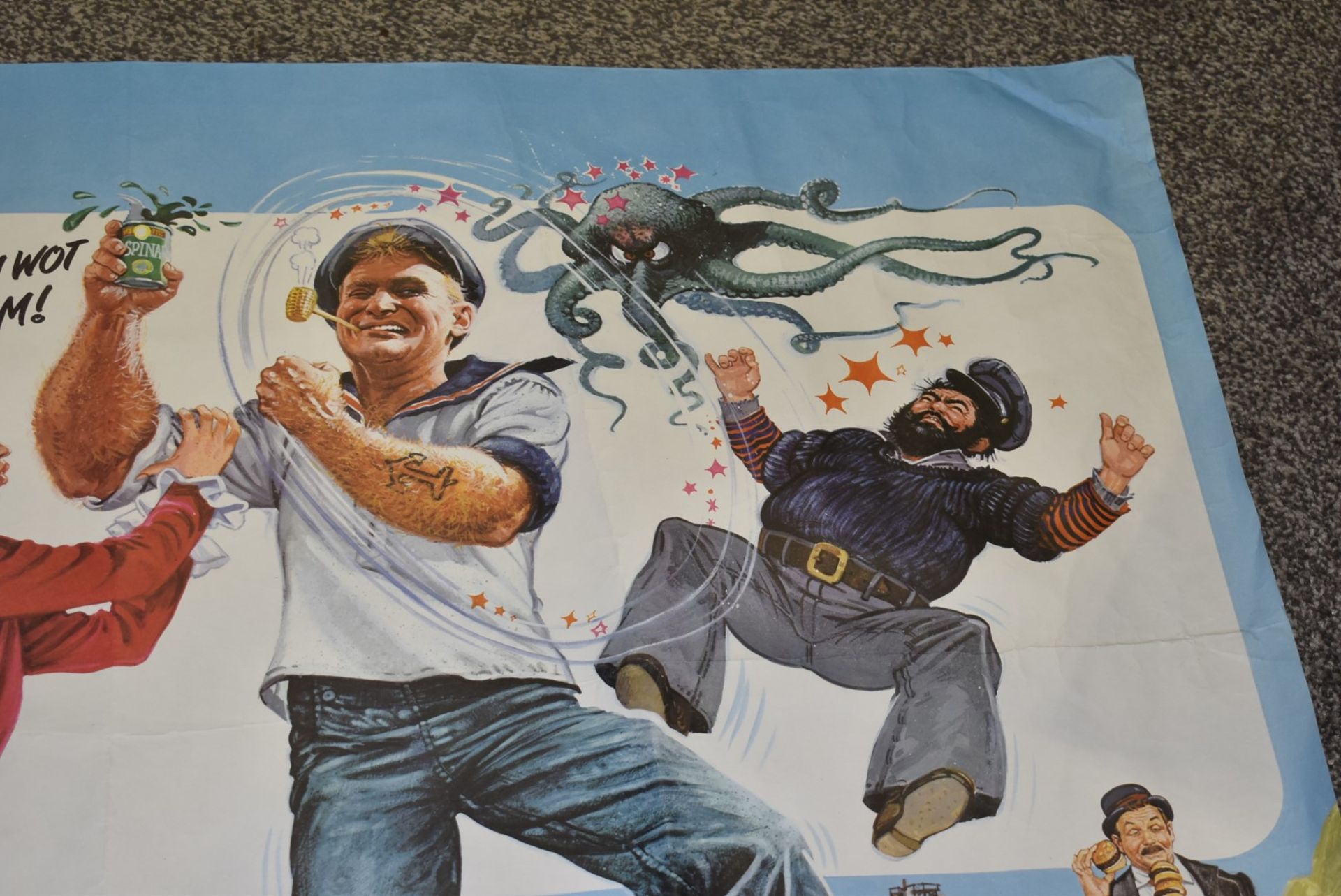 1 x Quad Movie Poster - POPEYE - Starring Robin Williams and Shelley Duvall - 1980 Film - Walt - Image 3 of 8