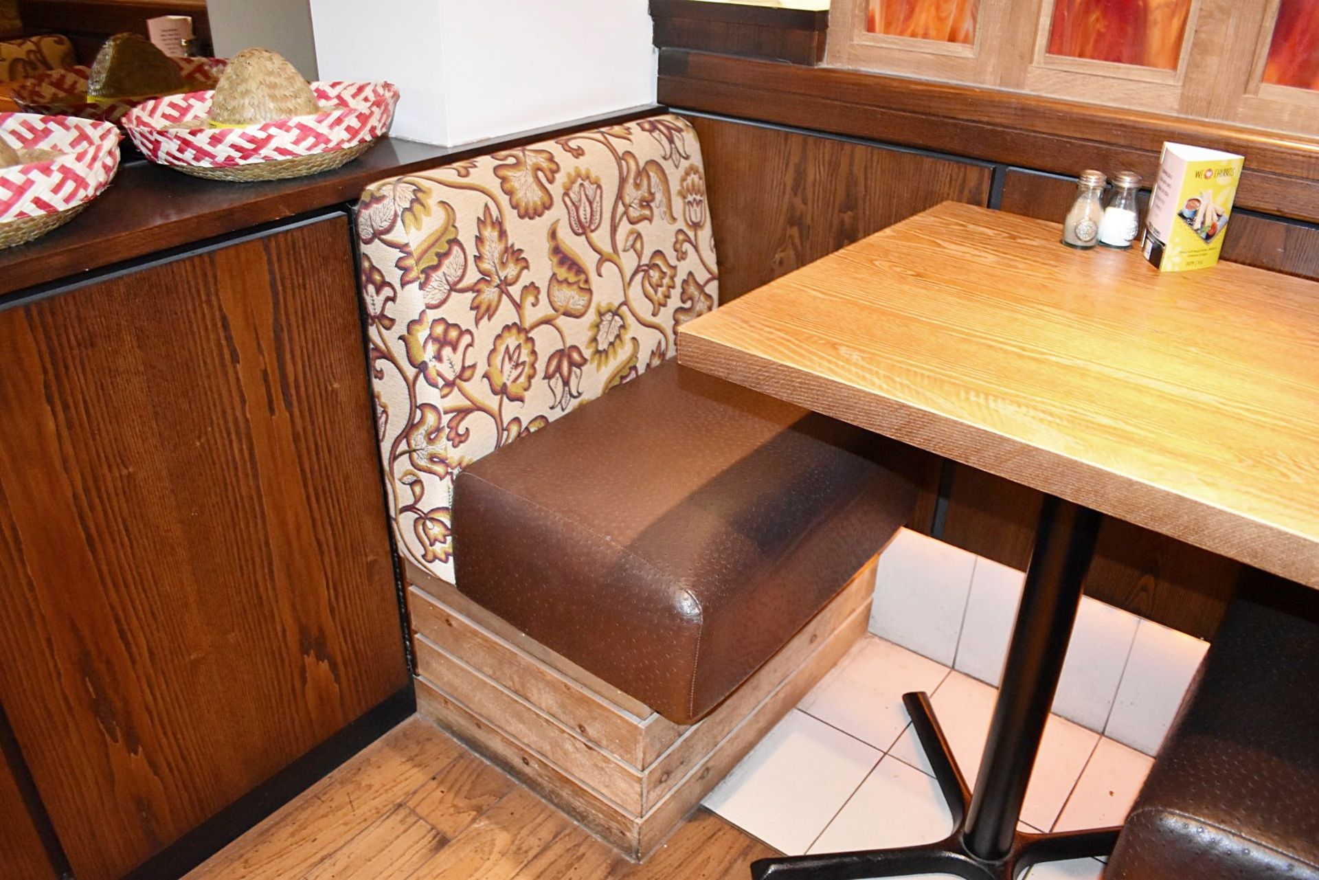 15-Pieces Of Restaurant Booth Seating Of Varying Length - Image 18 of 22