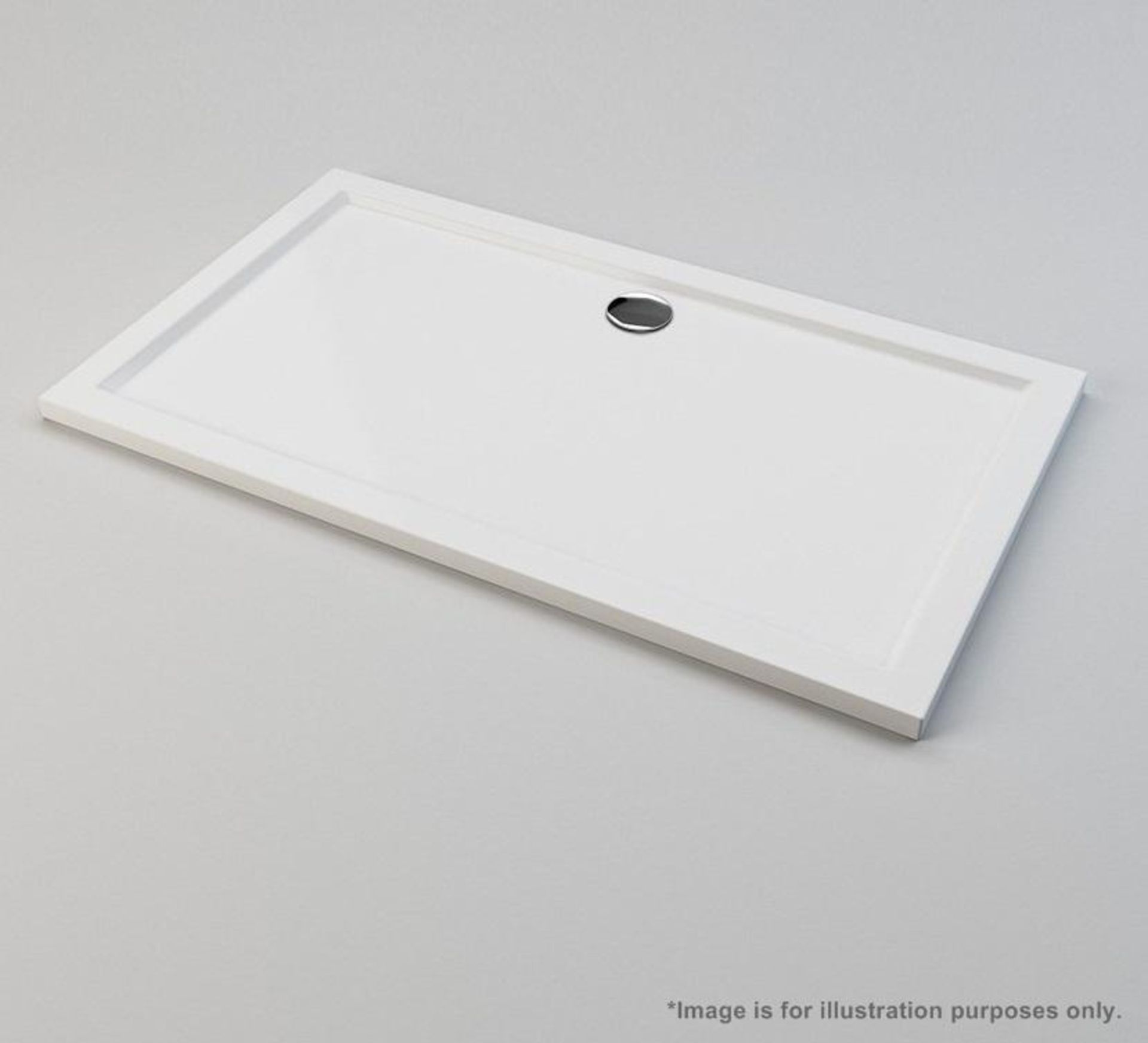 1 x Premier Pearlstone Rectangular Shower Tray 1500mm x 900mm Acrylic - New / Unused Stock - CL269 - - Image 3 of 4