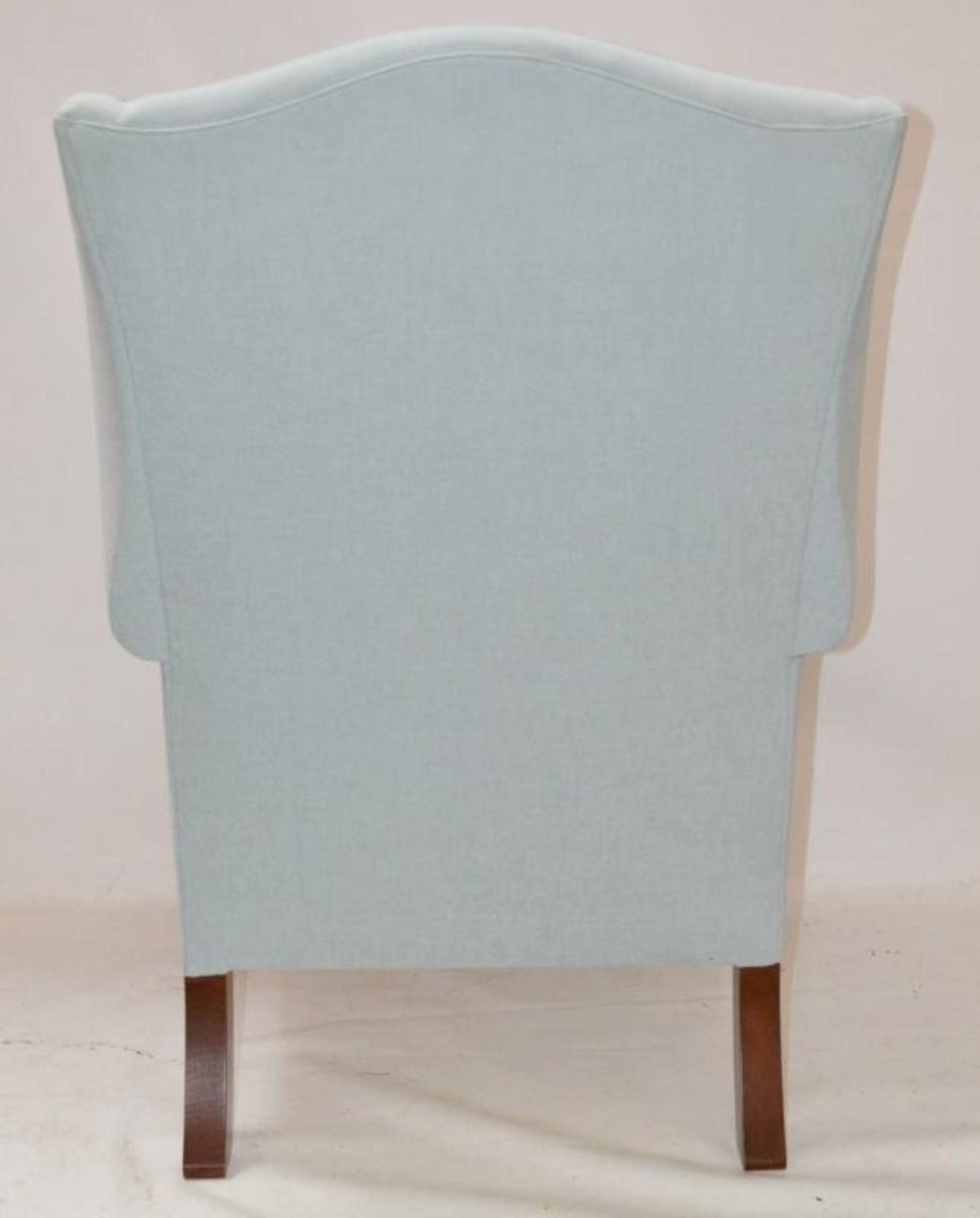 1 x Duresta "Somerset" Wing Chair Light Blue - Dimensions: 113H x 91W x 92D cms - Ref: 3143184-A NP1 - Image 3 of 8