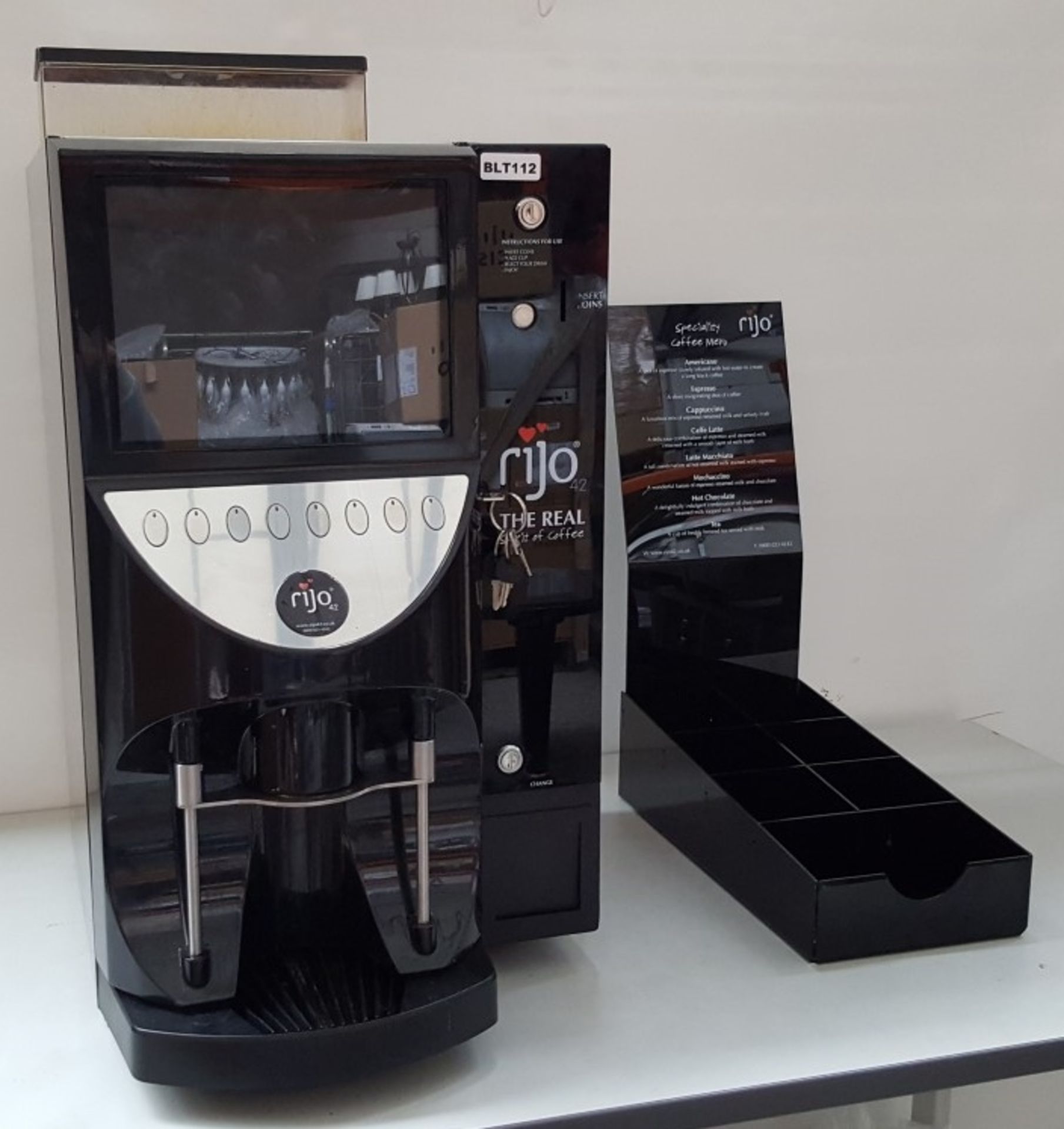 1 x Rijo 42 Brasil RSD Touch Bean to Cup Coffee Machine - Ref BLT112 - Bild 7 aus 9