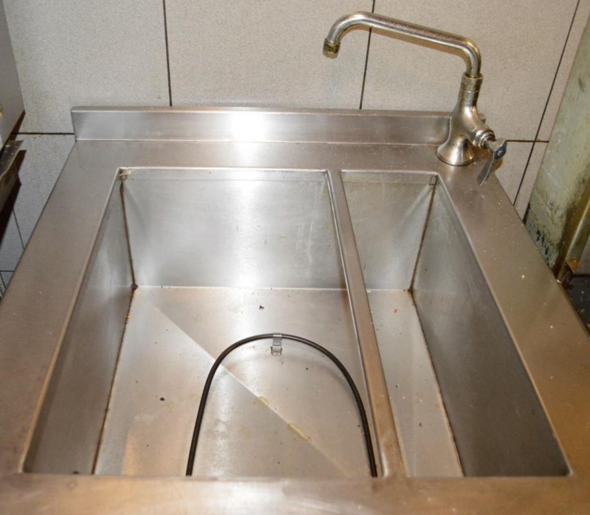 1 x Commercial Stainless Steel Bain Maire Unit - Dimensions: W65 x D75 x H90cm - CL367 - Ref CQ- - Image 3 of 3