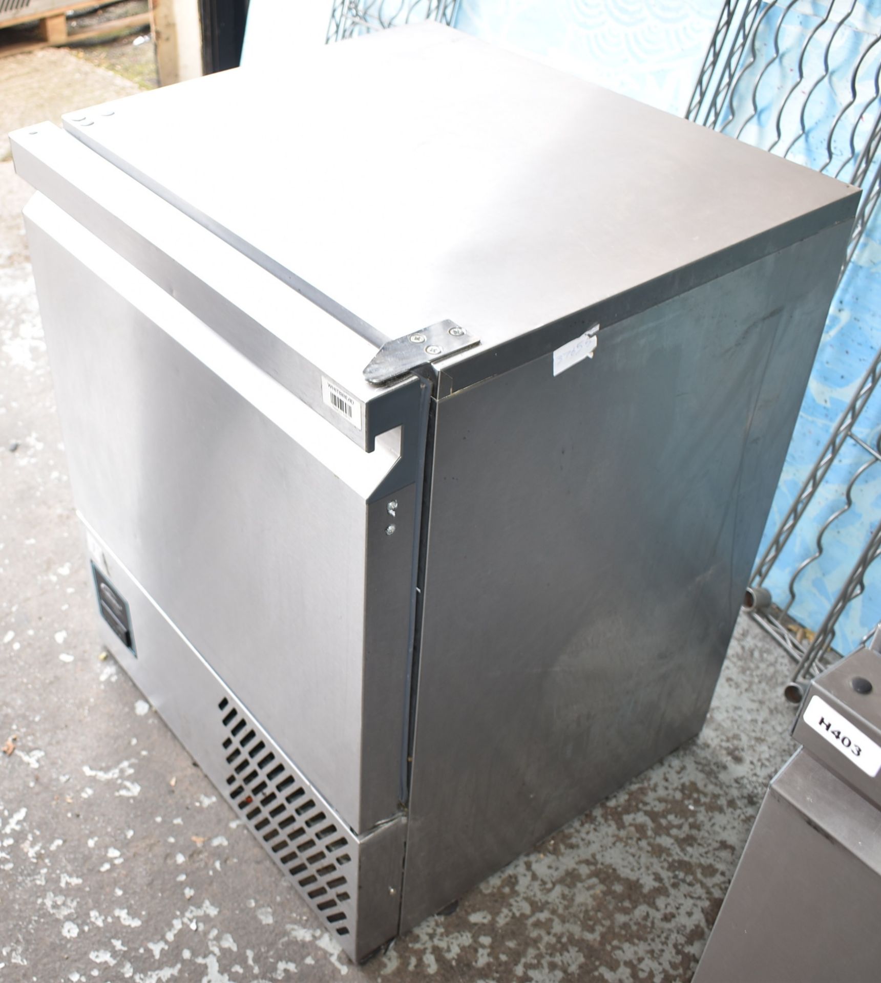 1 x Williams Single Door Under Counter Fridge - Model H5UC HC R2 - H82.5 x W65 x D65 cms - Stainless - Image 3 of 8