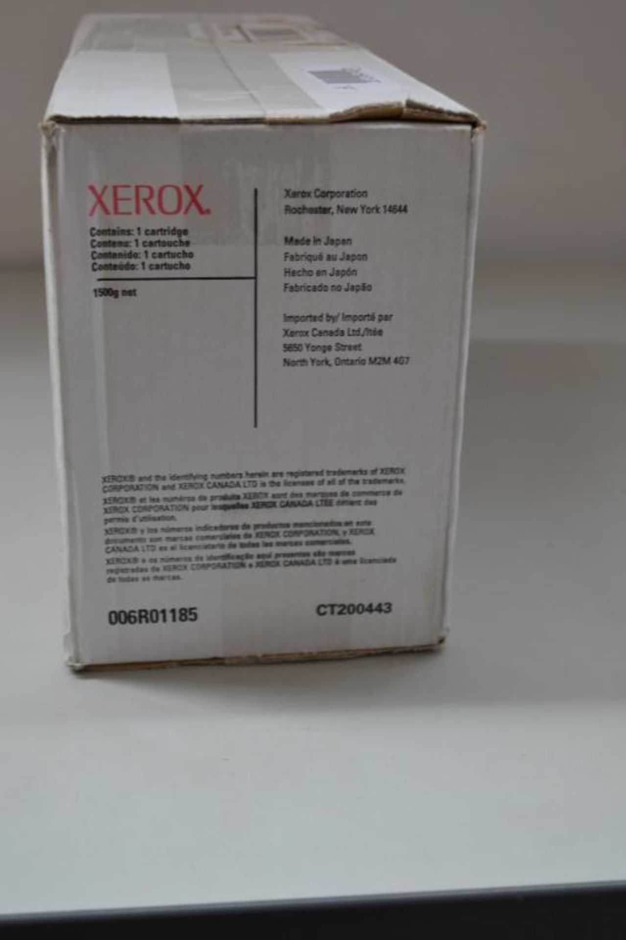 1 x Xerox 006R01185 Black Printer Toner Cartridge for 6030/6050 - New In Box - Ref J2199 - CL394 - L - Image 3 of 3