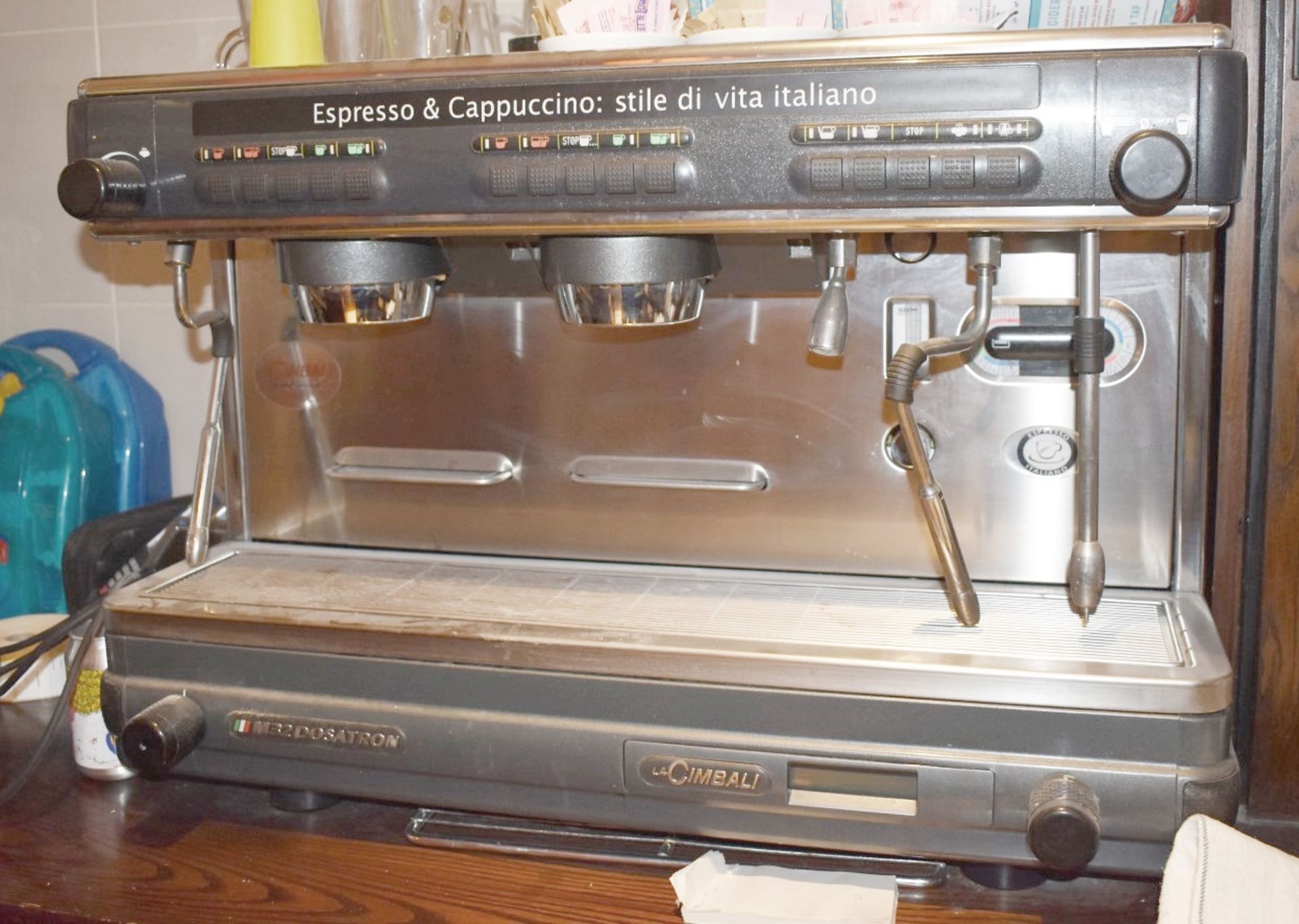 1 x La Cimbali M32 Dosatron 2-Group Head Coffee Machine Barista Espresso Machine - Ref: CB118 - Bild 4 aus 5