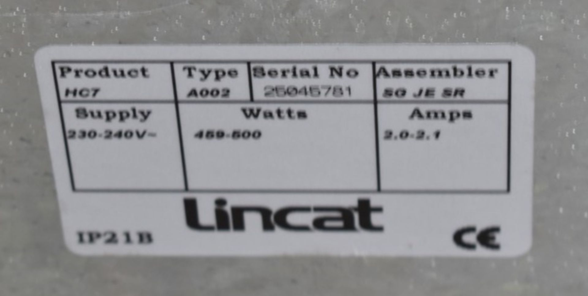 1 x Lincat HC7 Silverlink Stainless Steel Heated Base Pedestal With Doors For Lincat Silverlink - Image 8 of 8