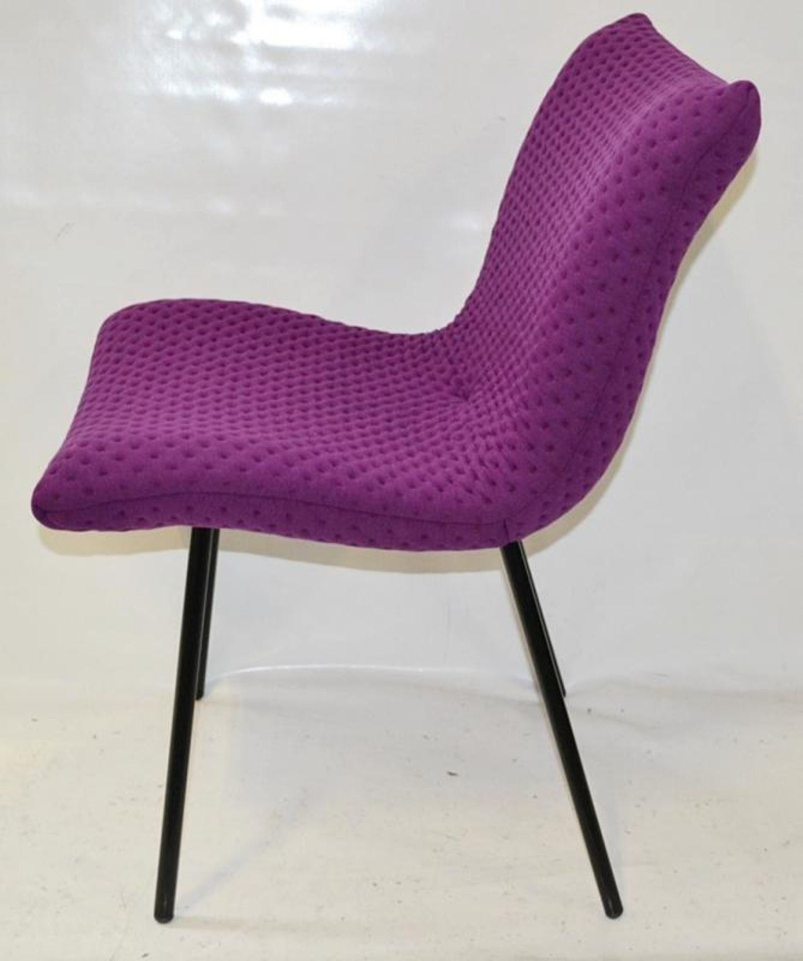 1 x Ligne Roset 'Calin' Chair - Features Bright Purple Upholsterey - Made In France - Ref: 6206608 P