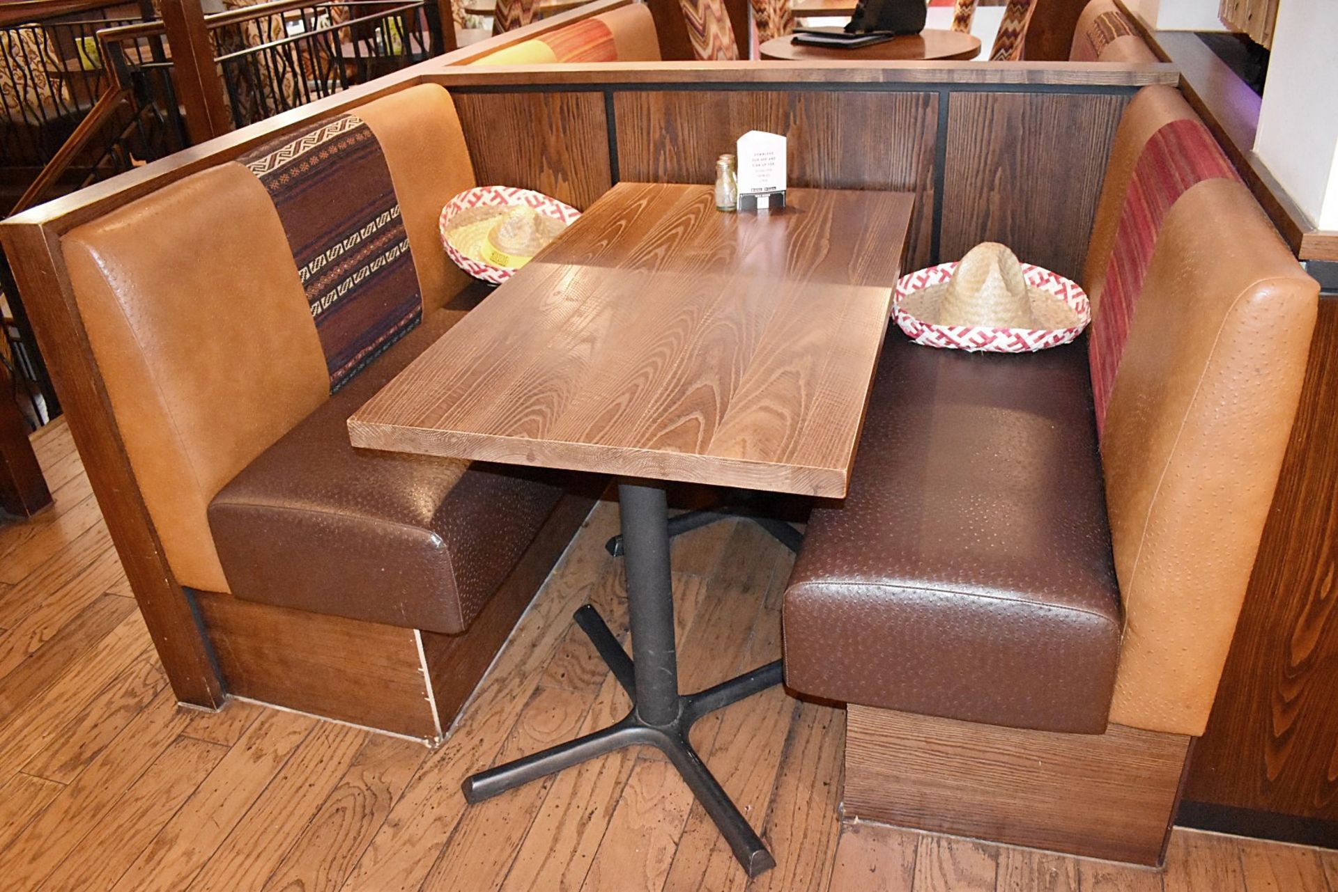 15-Pieces Of Restaurant Booth Seating Of Varying Length - Image 5 of 22