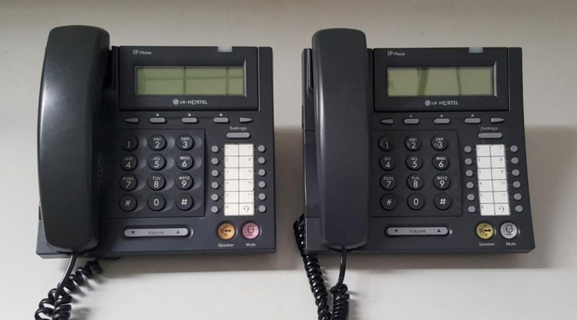 2 x LG Nortel Lip-6812d IP Office Phone - Ref CQ315 - CL011 - Location: Altrincham WA14 As p