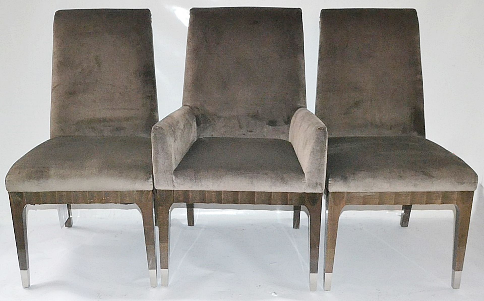 6 x GIORGIO COLLECTION 'Absolute' Italian Designer Dining Chairs - Pre-owned In Good Overall - Image 4 of 16