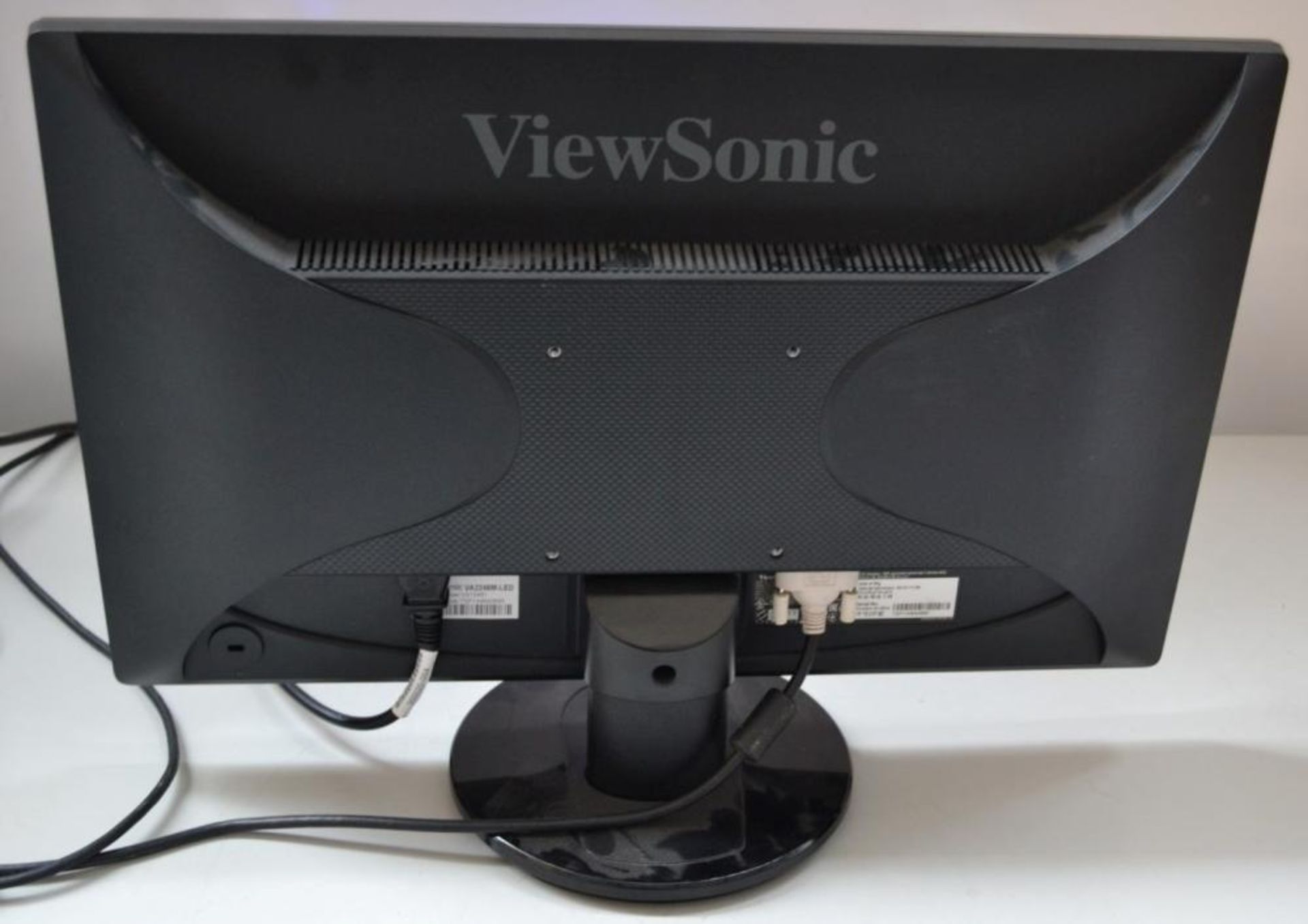 2 x View Sonic VA2246MLED 22" Widescreen PC Monitors - Ref J2245 - CL394 - Location: Altrincham WA1 - Image 2 of 2