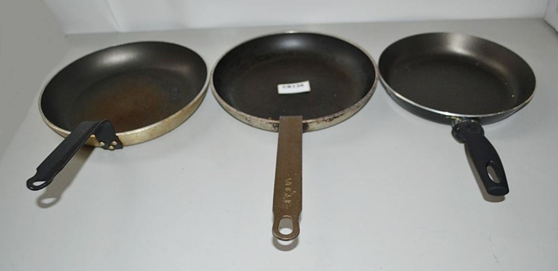 3 x Commercial Cooking Pans - Ref: CB136 - CL425 - Location: Altrincham WA14 - Used In Good Conditio